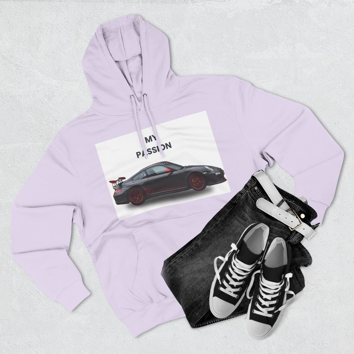Cool Car Enthusiast Hoodie, Graphic Fleece Sweatshirt, Auto Lover Gift, Motorsport Apparel, Car-Themed Hoodie
