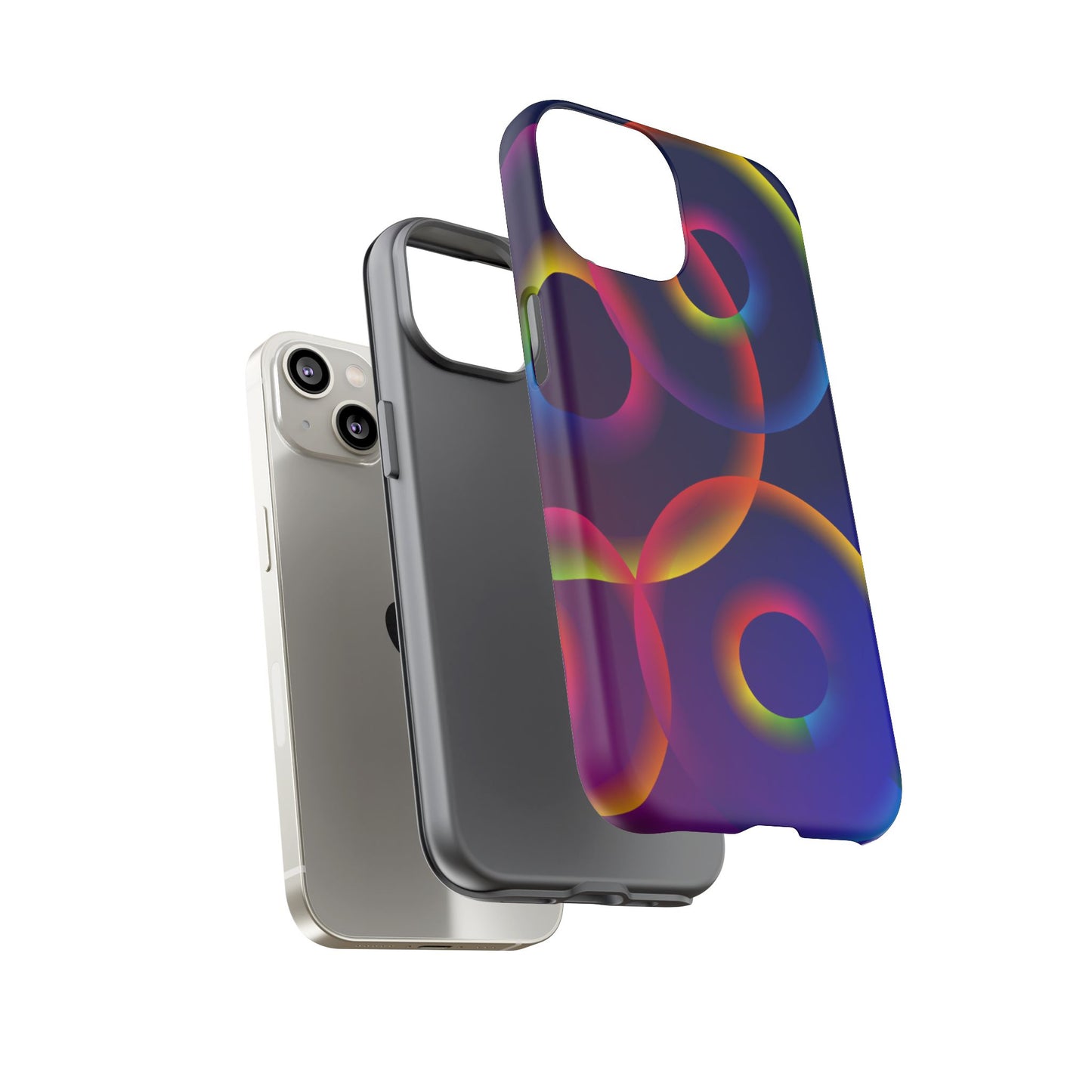Colorful Phone Case with Abstract Designs, Tough Cases for Your Phone, Unique Phone Accessories, Gift for Tech Lovers, Vibrant Cell [...]