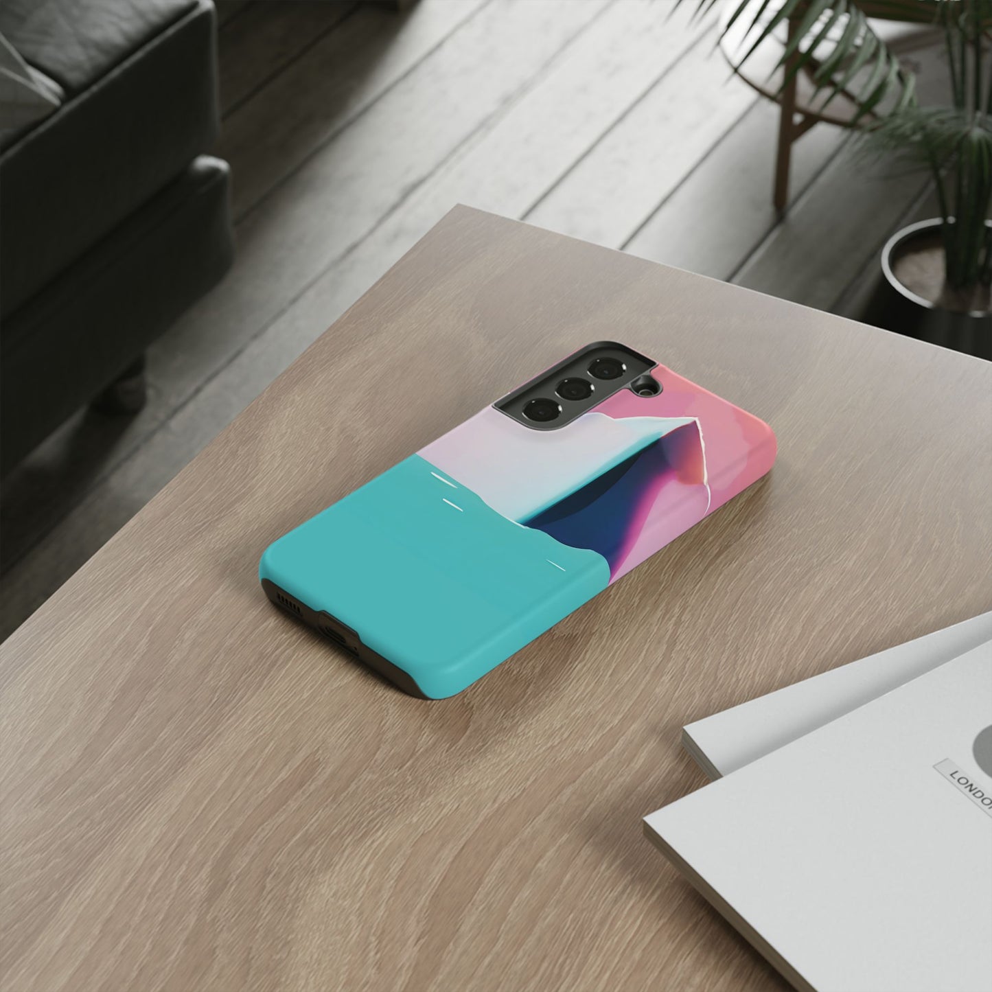 Trendy Phone Case - Abstract Iceberg Design, Phone Cover, Gift for Her, Unique Tech Accessory, Cool Aesthetic