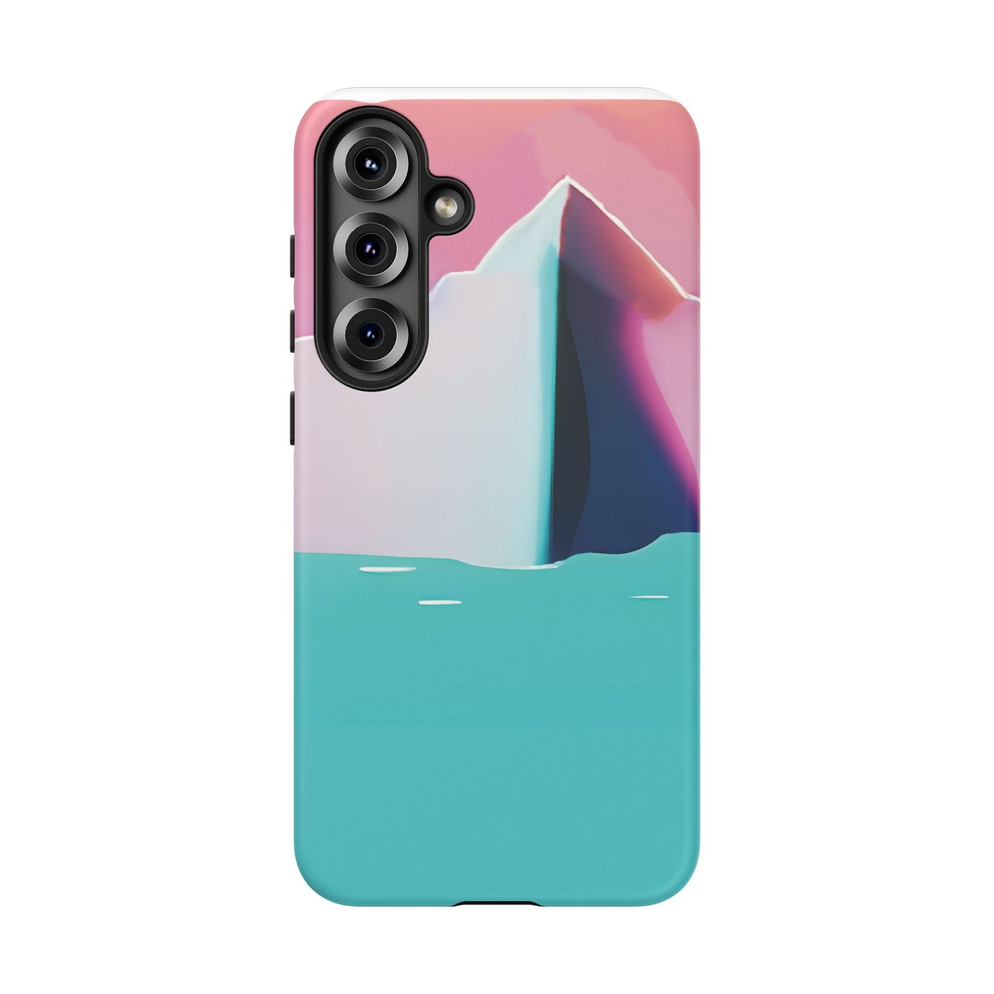 Trendy Phone Case - Abstract Iceberg Design, Phone Cover, Gift for Her, Unique Tech Accessory, Cool Aesthetic