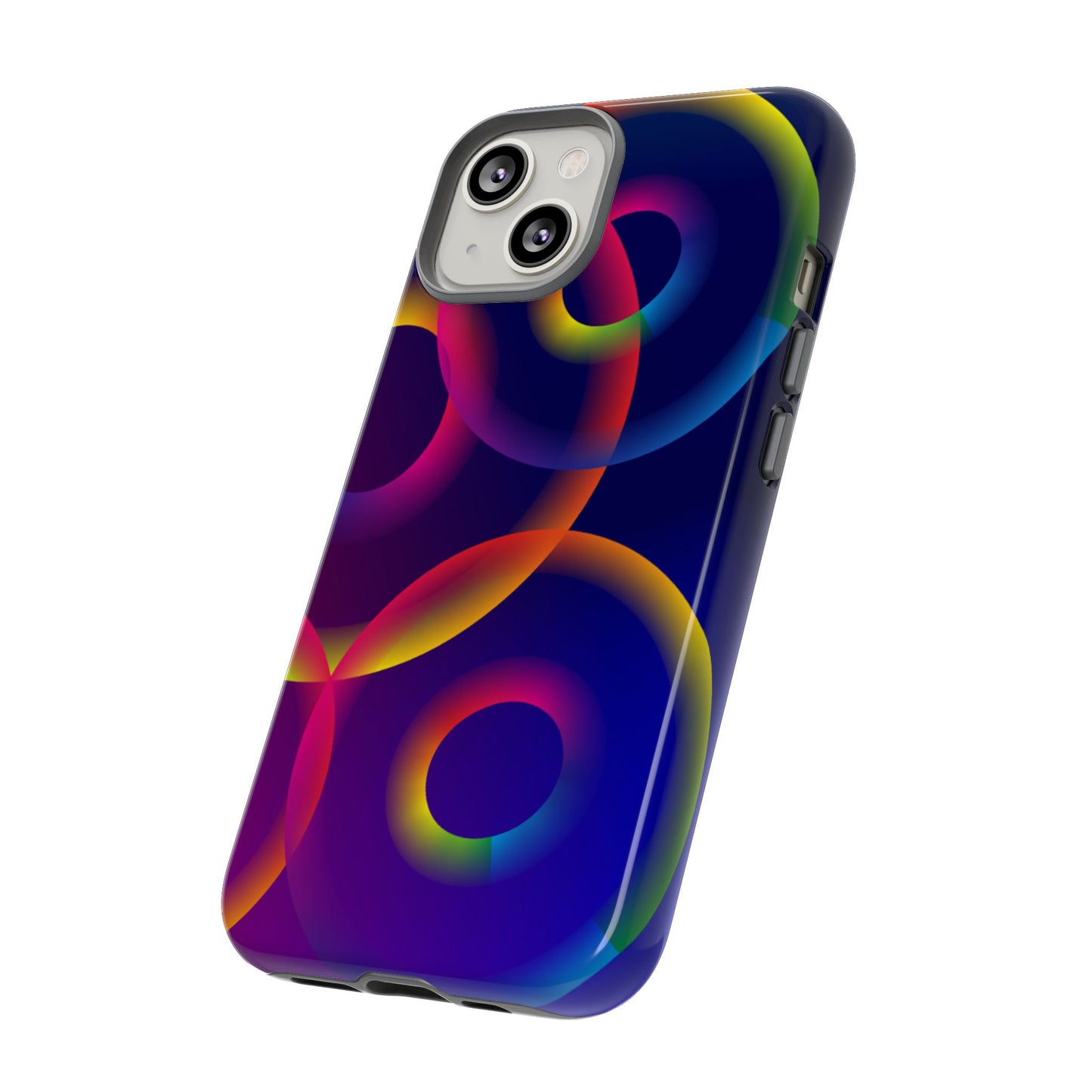 Colorful Phone Case with Abstract Designs, Tough Cases for Your Phone, Unique Phone Accessories, Gift for Tech Lovers, Vibrant Cell [...]
