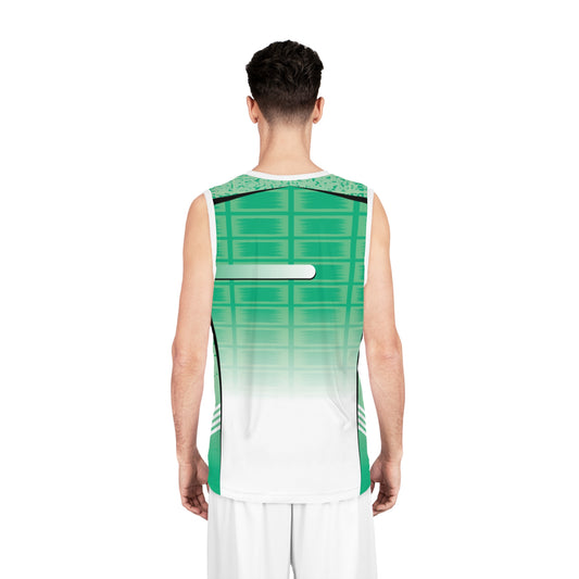 Vibrant Basketball Jersey, Sports Team Gear, Athletic Wear, Personalized Jersey, Unisex Sports Apparel, Custom Game Jersey