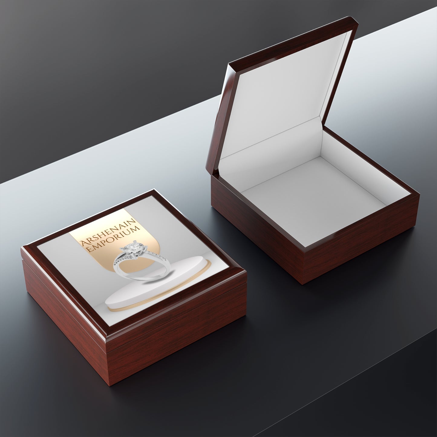 Elegant Jewelry Box for Rings, Perfect Gift for Anniversaries, Birthdays, Brides, Jewelry Organizer, Keepsake Storage