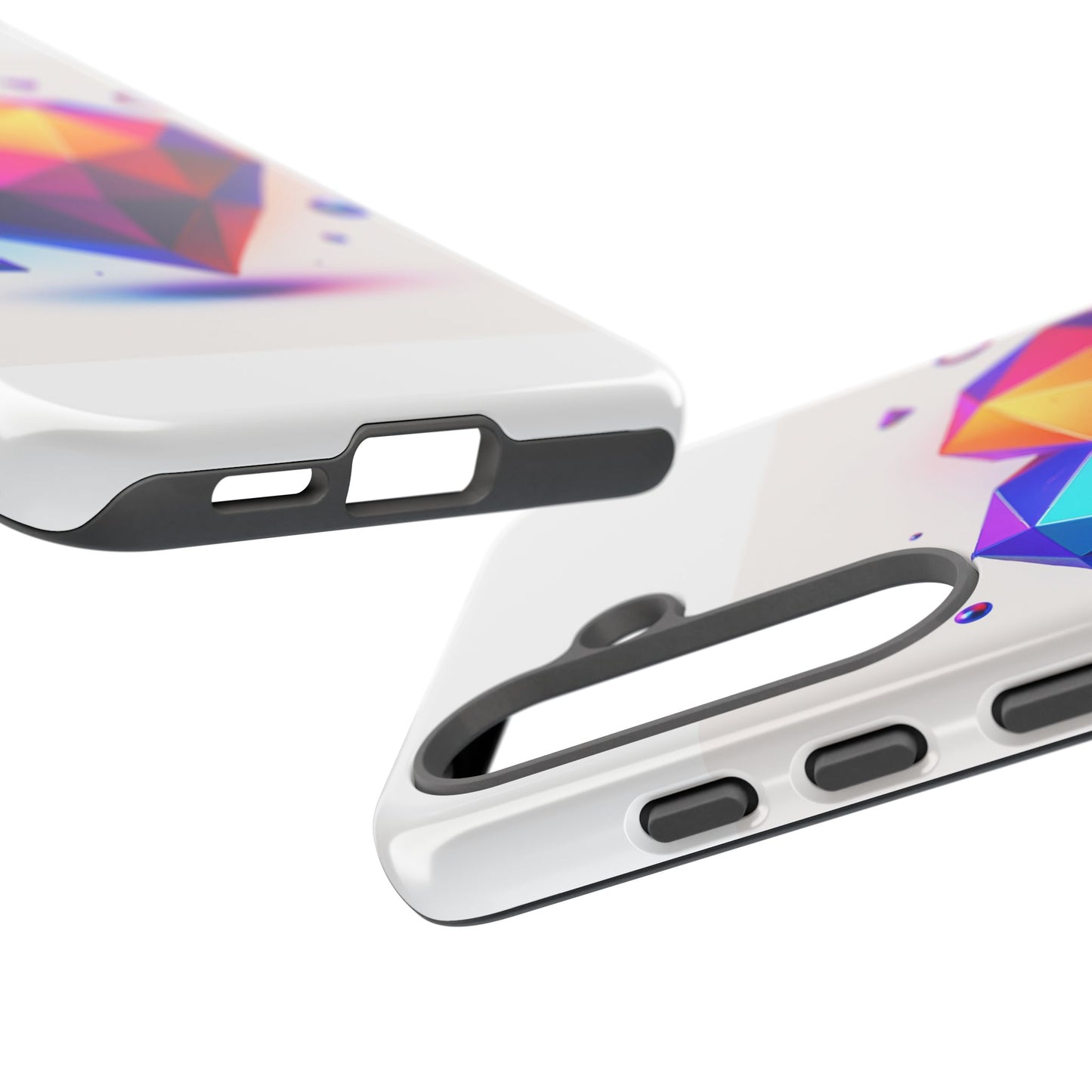 Vibrant Heart Phone Case, Tough Cases, Colorful Phone Cover, Unique Protector, Gift for Her, Cute Accessory