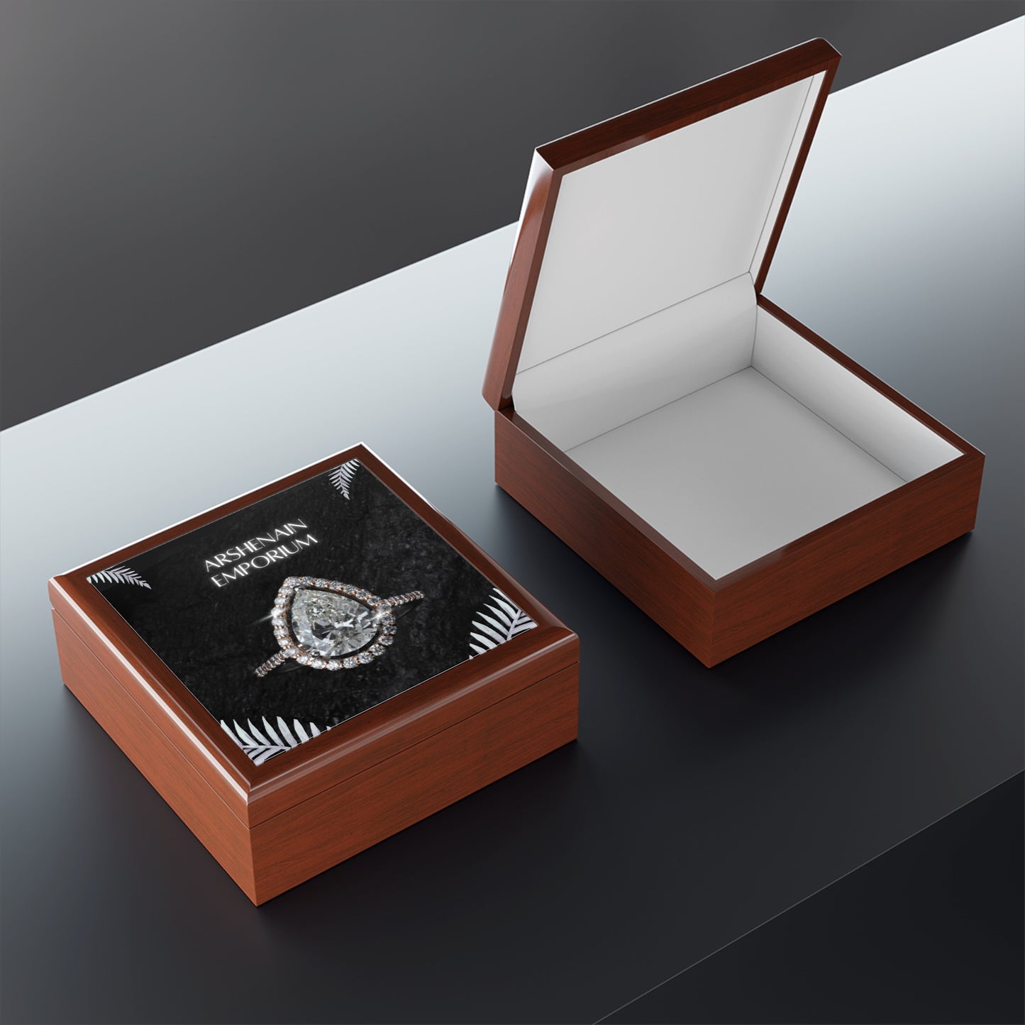 Elegant Jewelry Box with Sparkling Design - Perfect for Gifts, Ring Storage, Home Décor, Wedding Keepsakes, Anniversary Present