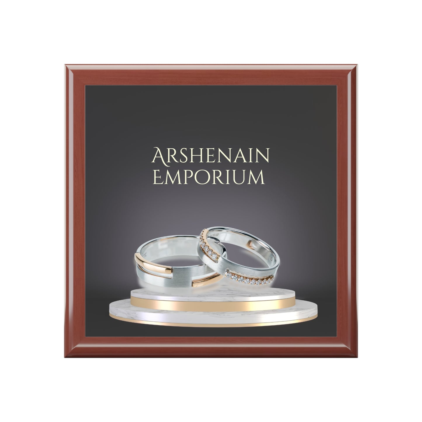 Elegant Black Jewelry Box for Rings and Keepsakes, Gift for Jewelry Lovers, Wedding, Anniversary, Storage Organizer