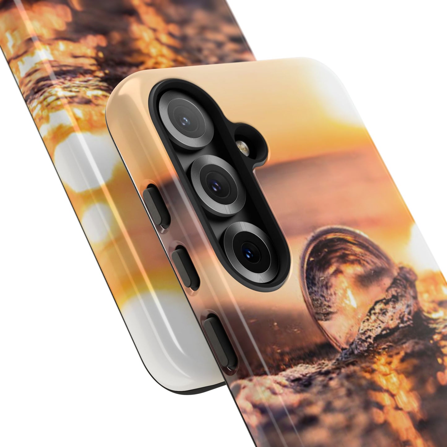 Sunset Bubble Phone Case, Tough Cases, Beach Lover Gift, Summer Vibes, Cell Phone Accessories, Unique Design, Nature Photography