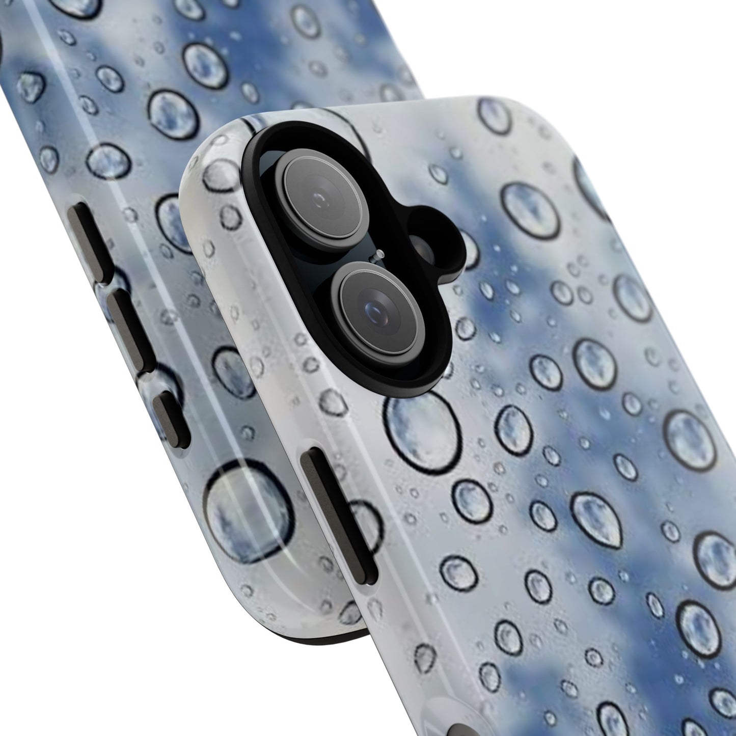 Blue Water Droplet Phone Case, Tough Cases for Protection, Stylish Cellphone Cover, Unique Gifts for Her, Durable and Trendy