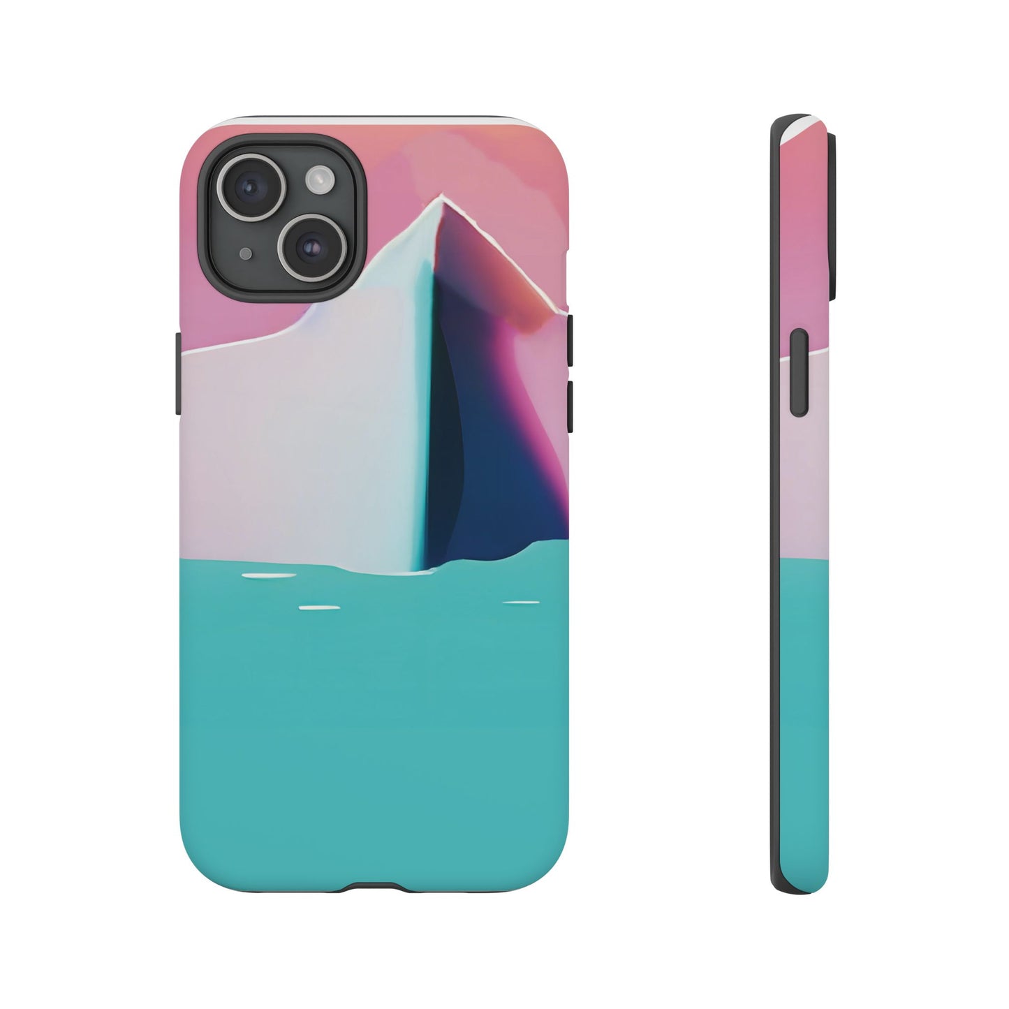 Trendy Phone Case - Abstract Iceberg Design, Phone Cover, Gift for Her, Unique Tech Accessory, Cool Aesthetic