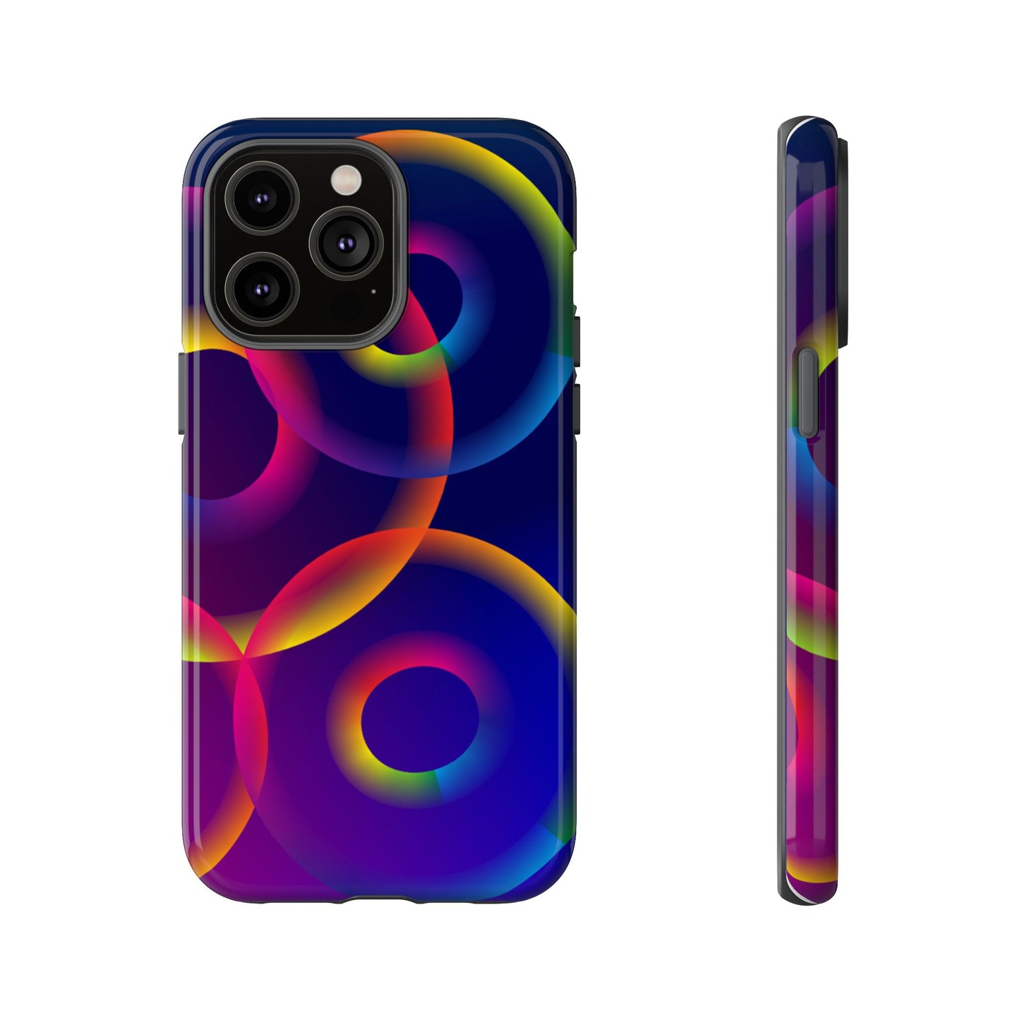 Colorful Phone Case with Abstract Designs, Tough Cases for Your Phone, Unique Phone Accessories, Gift for Tech Lovers, Vibrant Cell [...]