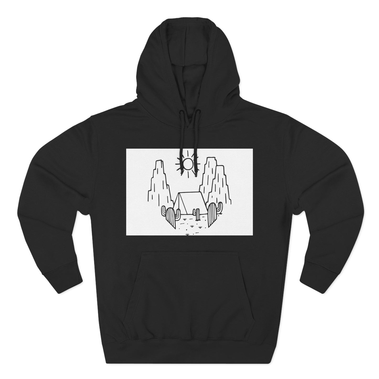 Cozy Adventure Hoodie, Graphic Fleece Pullover, Outdoor Fun Apparel, Gift for Nature Lovers, Travel Companion