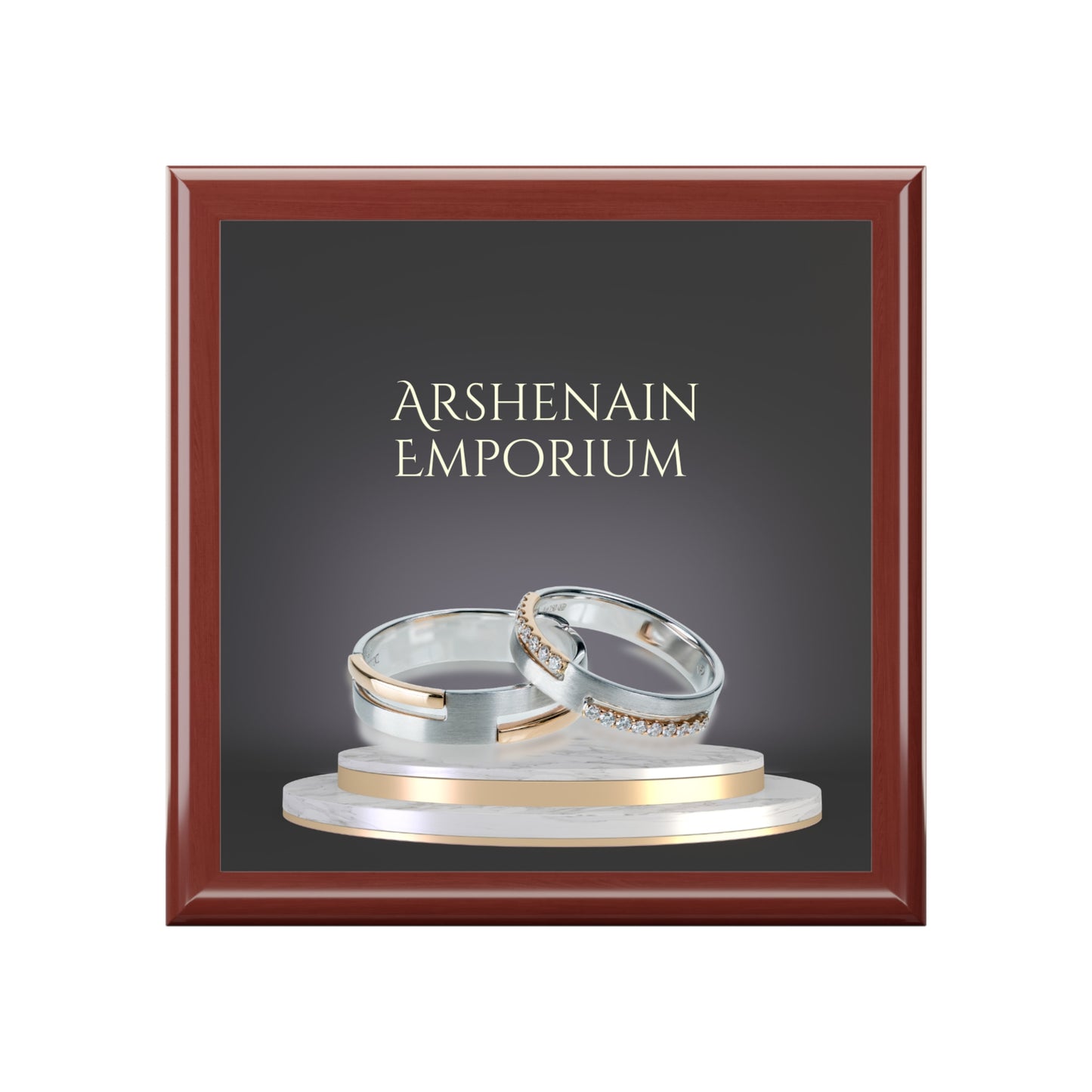 Elegant Black Jewelry Box for Rings and Keepsakes, Gift for Jewelry Lovers, Wedding, Anniversary, Storage Organizer