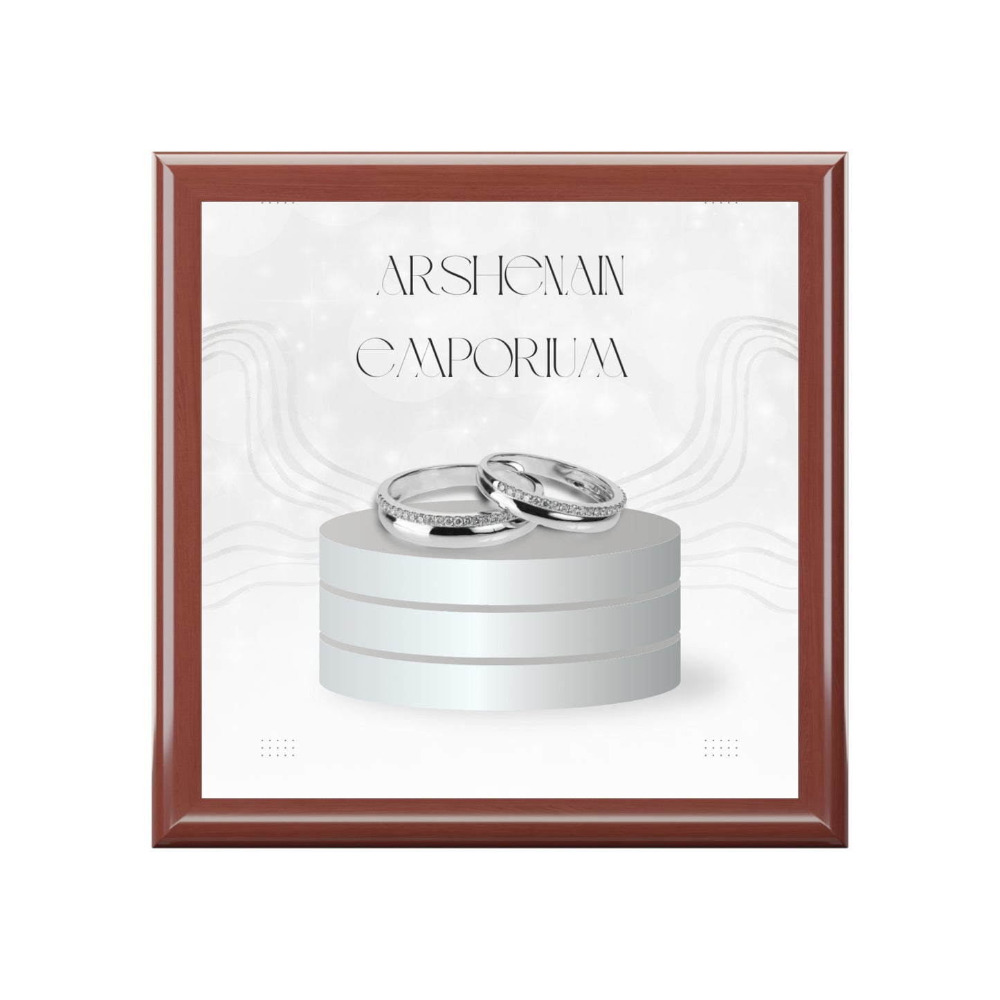 Elegant Jewelry Box for Keepsakes, Personalized Gift for Her, Wedding, Anniversary, Special Occasions, Ring Holder