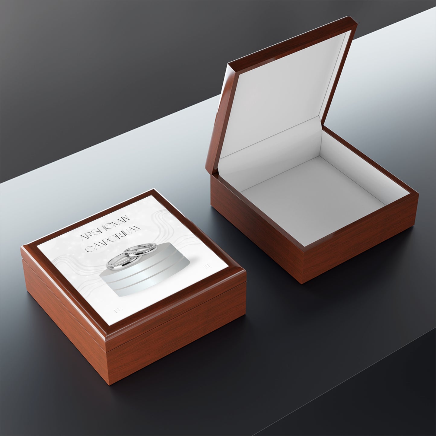 Elegant Jewelry Box for Keepsakes, Personalized Gift for Her, Wedding, Anniversary, Special Occasions, Ring Holder