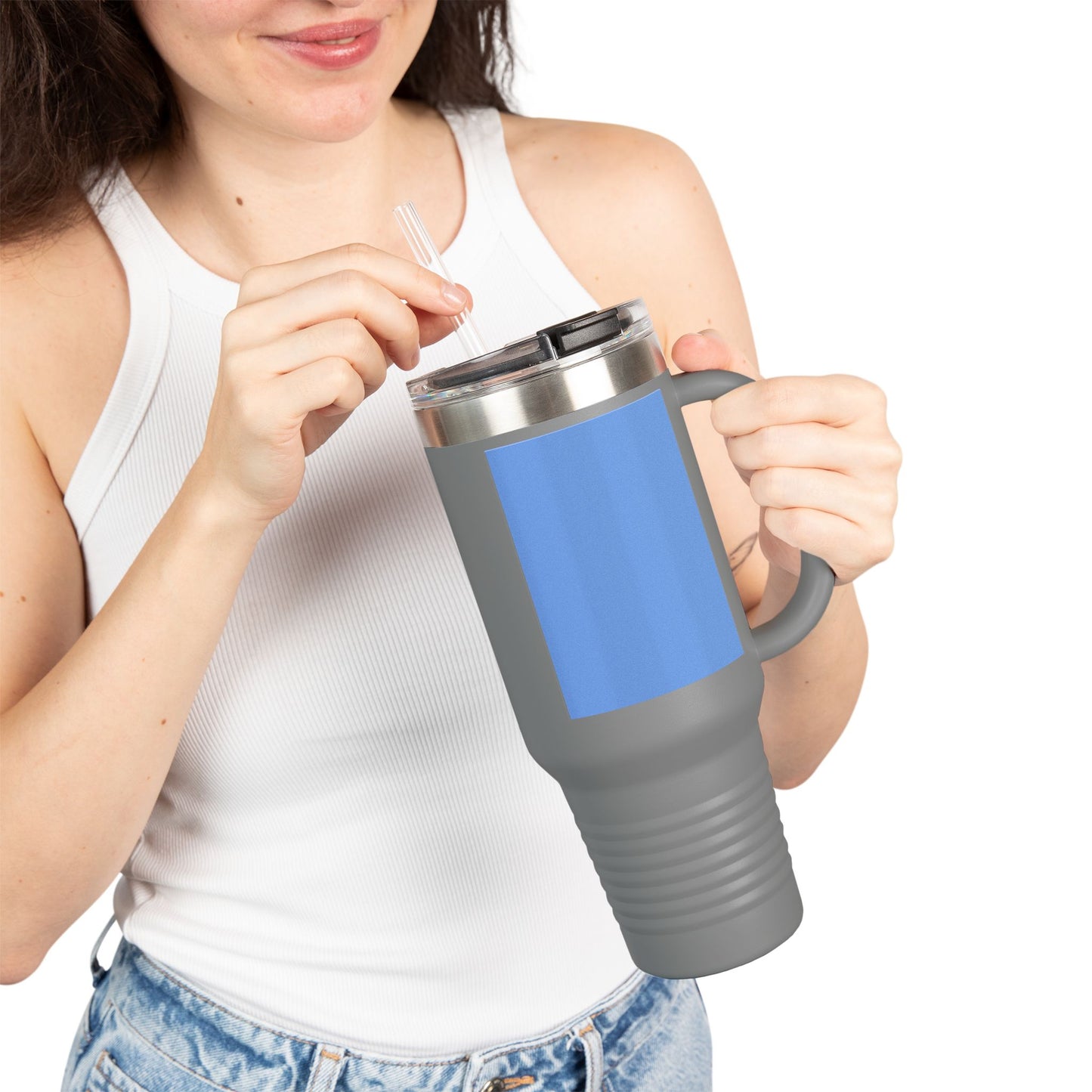 Stylish Insulated Travel Mug, Perfect for Coffee Lovers, Customizable Tumbler for On-the-Go, Gifts for Her, Eco-Friendly Drinkware