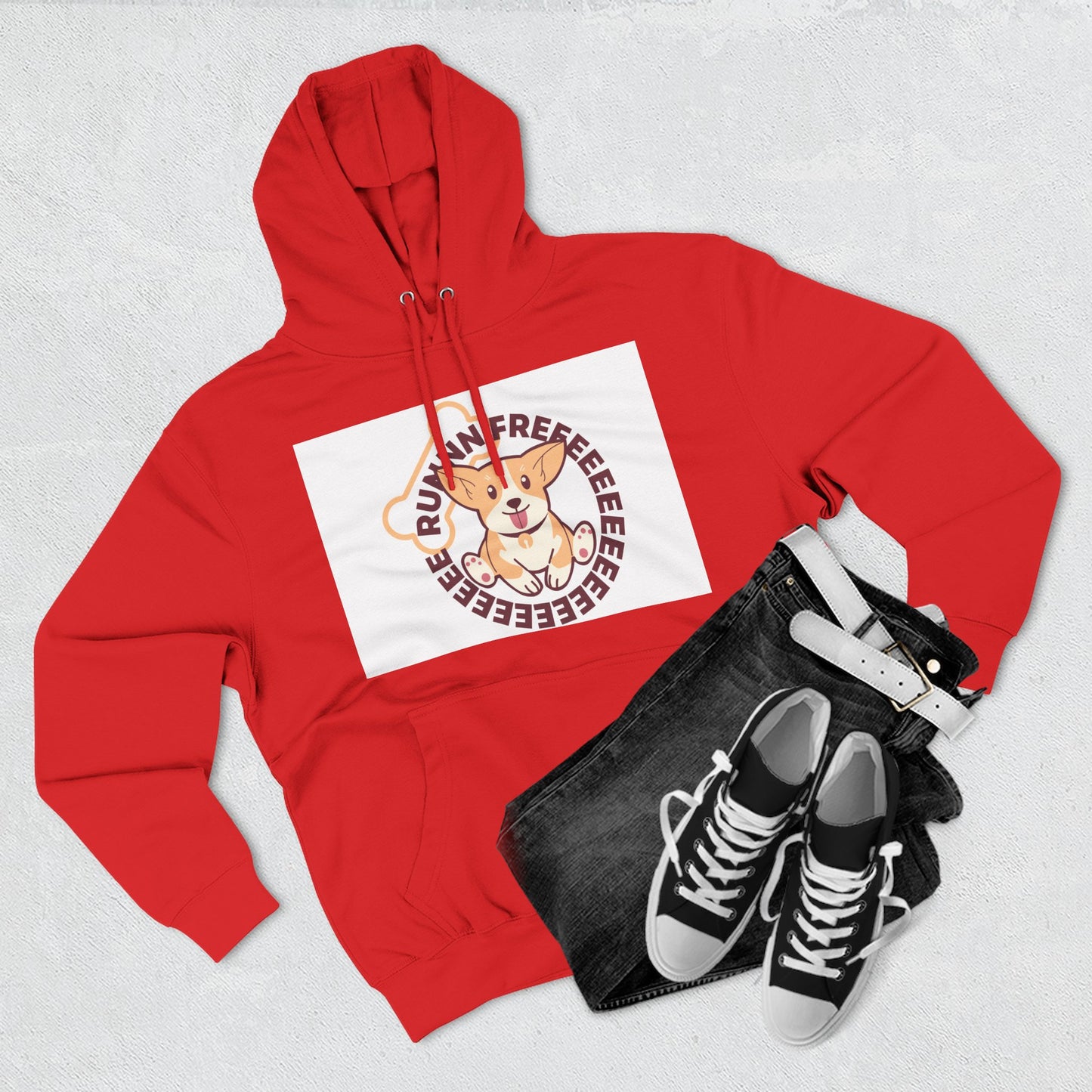 Cute Corgi Hoodie with Fun Text, Cozy Sweatshirt for Dog Lovers, Perfect Gift for Birthdays and Holidays, Fleece Sweatshirt