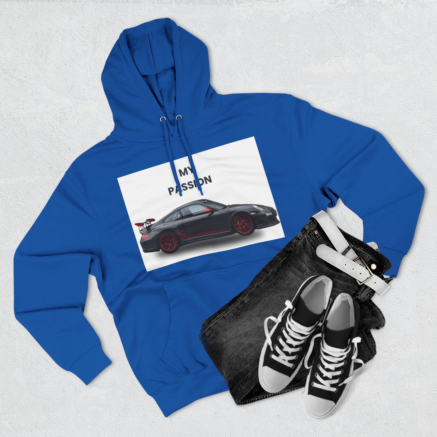 Cool Car Enthusiast Hoodie, Graphic Fleece Sweatshirt, Auto Lover Gift, Motorsport Apparel, Car-Themed Hoodie