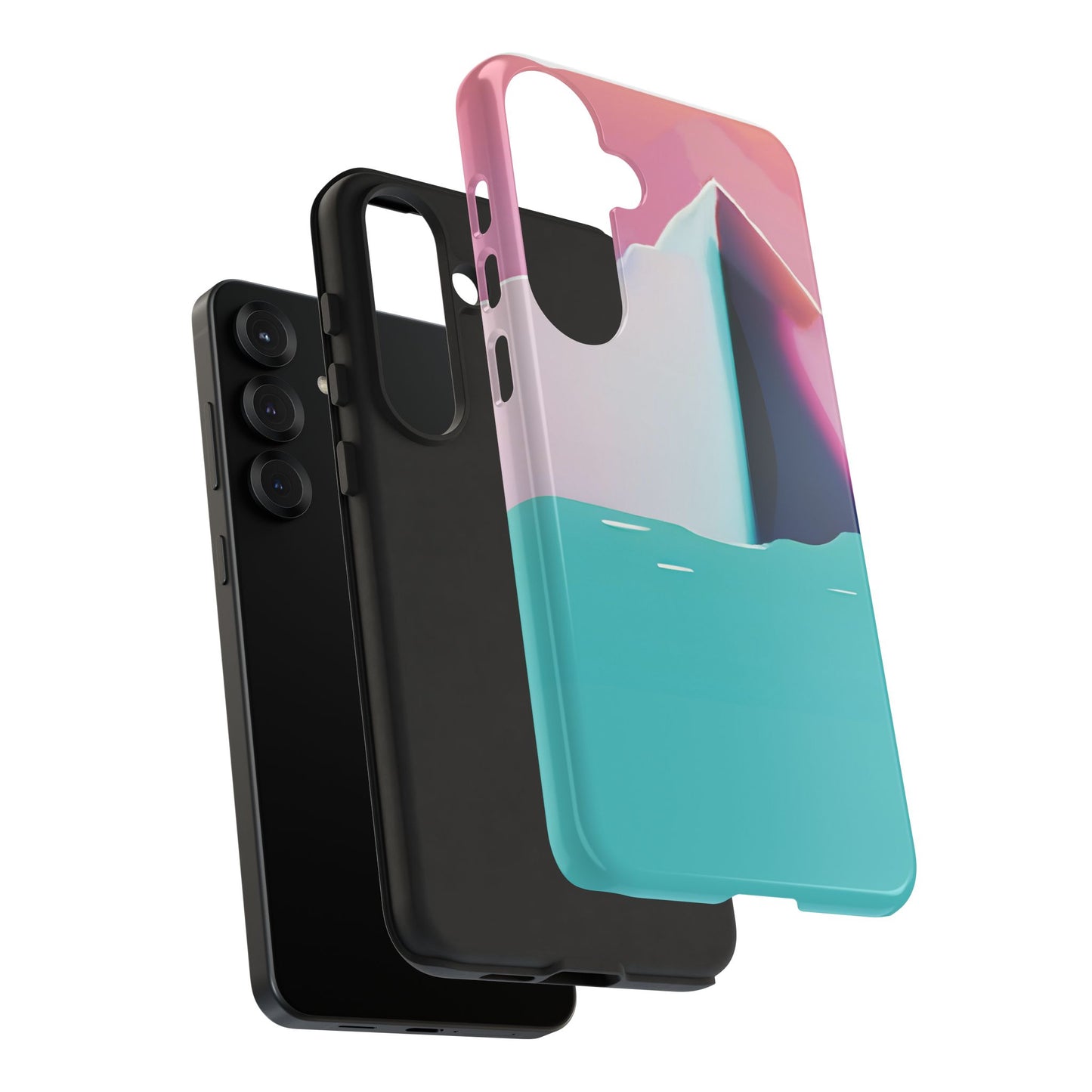 Trendy Phone Case - Abstract Iceberg Design, Phone Cover, Gift for Her, Unique Tech Accessory, Cool Aesthetic