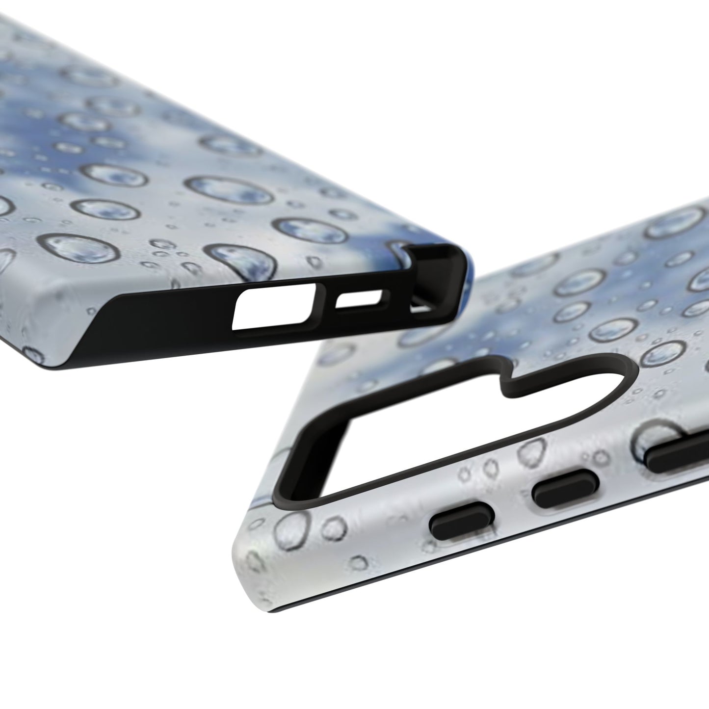 Blue Water Droplet Phone Case, Tough Cases for Protection, Stylish Cellphone Cover, Unique Gifts for Her, Durable and Trendy