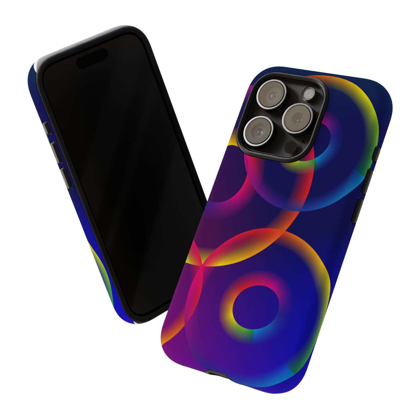 Colorful Phone Case with Abstract Designs, Tough Cases for Your Phone, Unique Phone Accessories, Gift for Tech Lovers, Vibrant Cell [...]