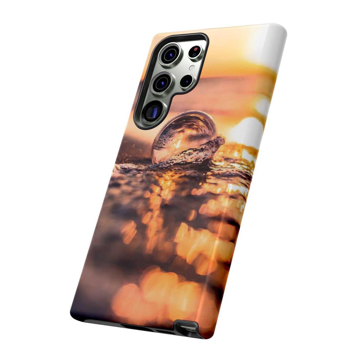 Sunset Bubble Phone Case, Tough Cases, Beach Lover Gift, Summer Vibes, Cell Phone Accessories, Unique Design, Nature Photography