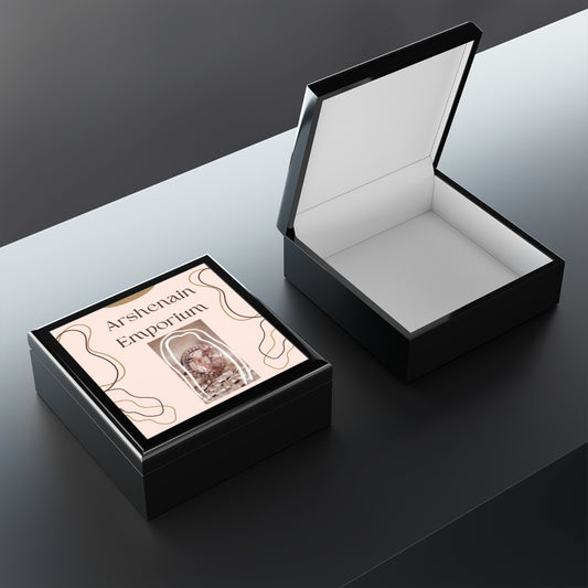 Elegant Jewelry Box with Personalized Design | Gift for Her, Ring Organizer, Wedding Keepsake, Travel Storage, Home Décor