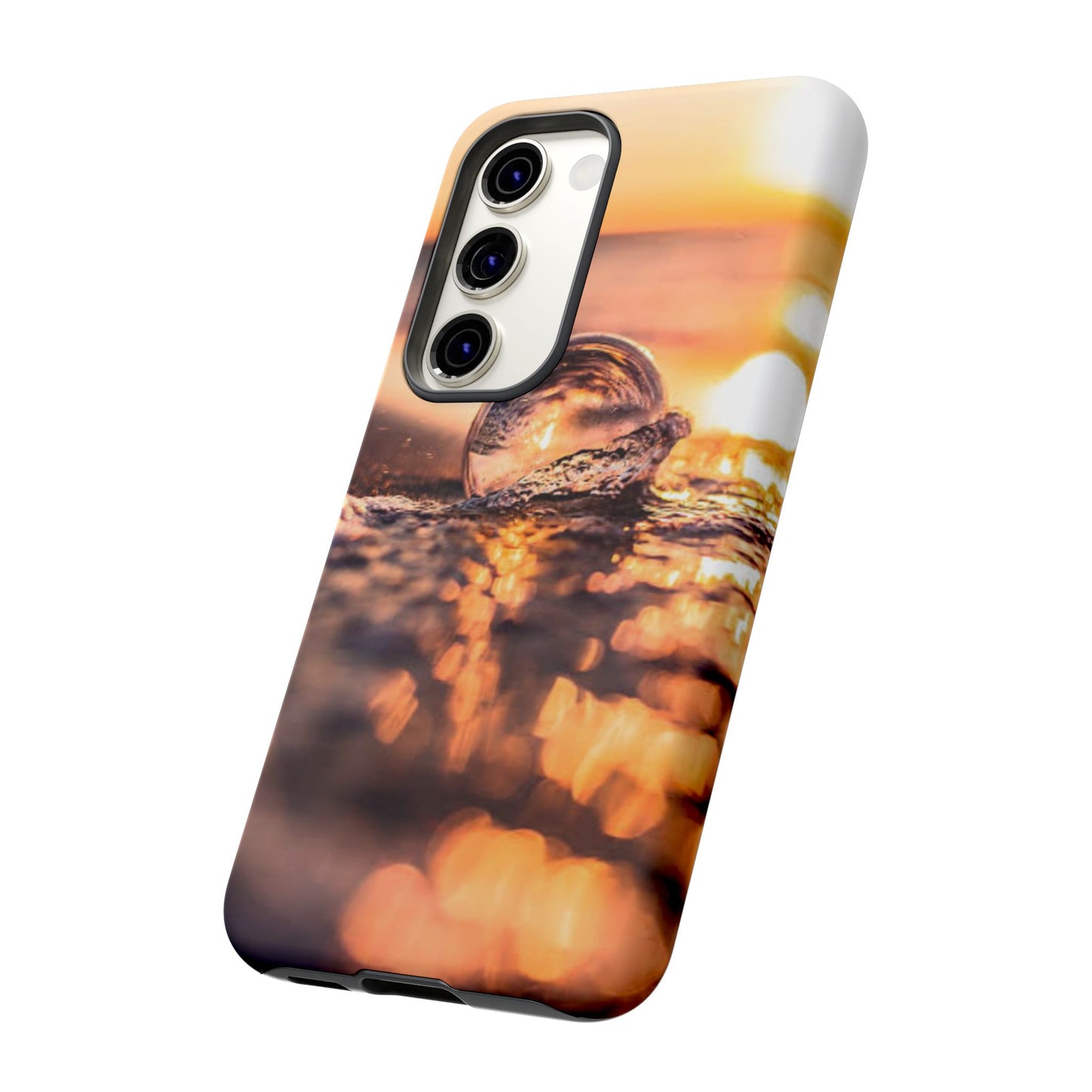 Sunset Bubble Phone Case, Tough Cases, Beach Lover Gift, Summer Vibes, Cell Phone Accessories, Unique Design, Nature Photography