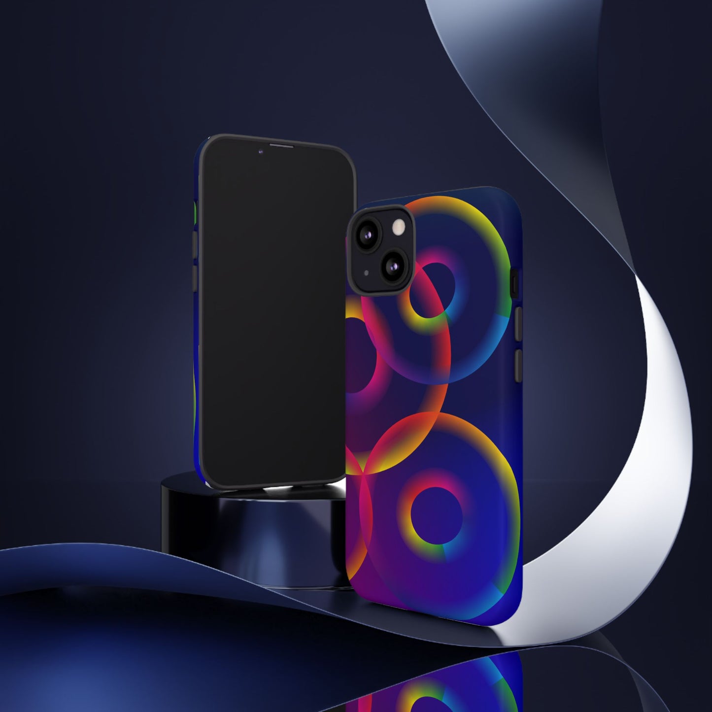 Colorful Phone Case with Abstract Designs, Tough Cases for Your Phone, Unique Phone Accessories, Gift for Tech Lovers, Vibrant Cell [...]