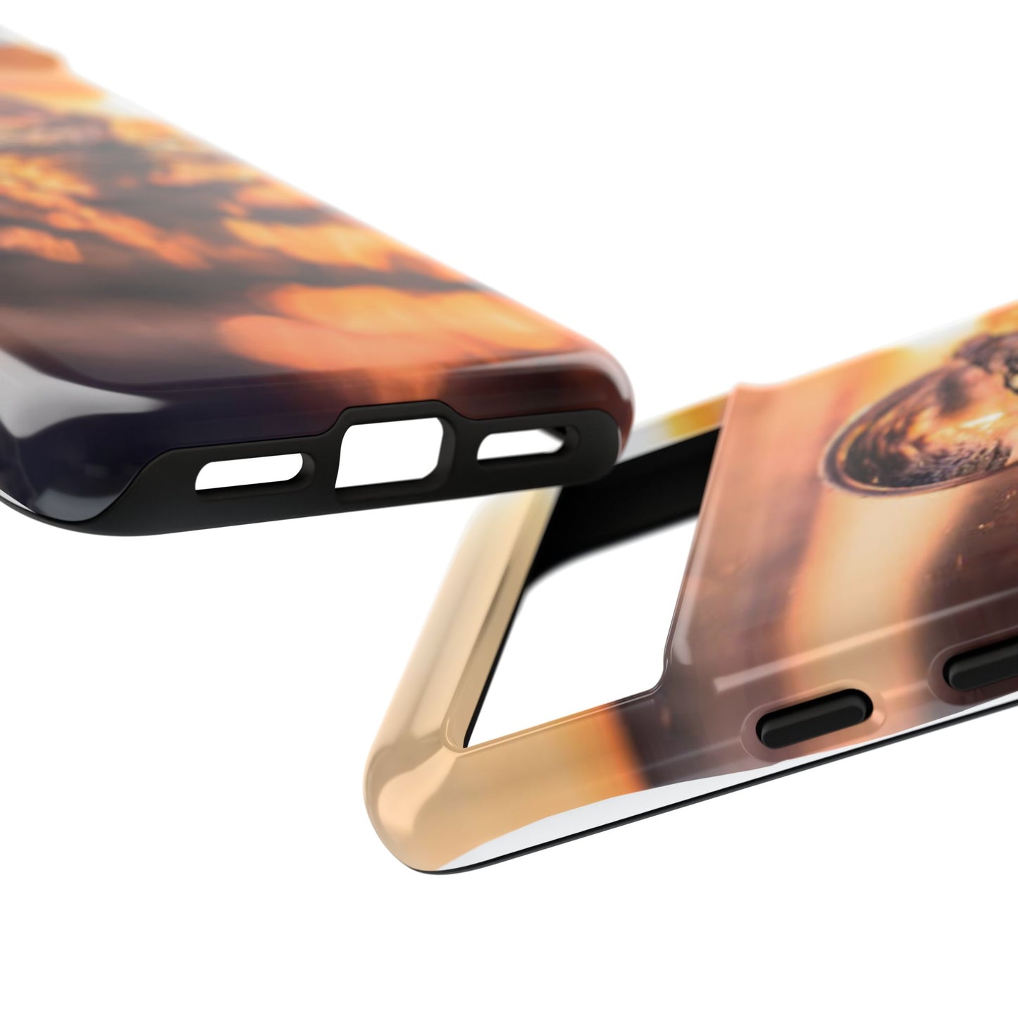 Sunset Bubble Phone Case, Tough Cases, Beach Lover Gift, Summer Vibes, Cell Phone Accessories, Unique Design, Nature Photography