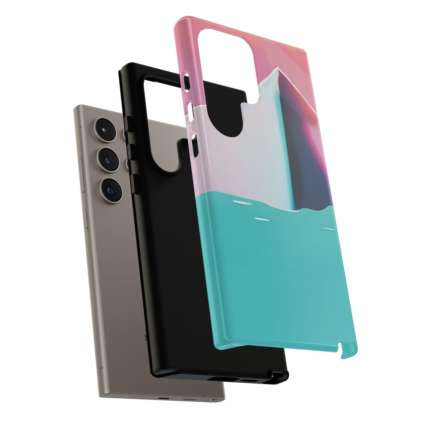Trendy Phone Case - Abstract Iceberg Design, Phone Cover, Gift for Her, Unique Tech Accessory, Cool Aesthetic