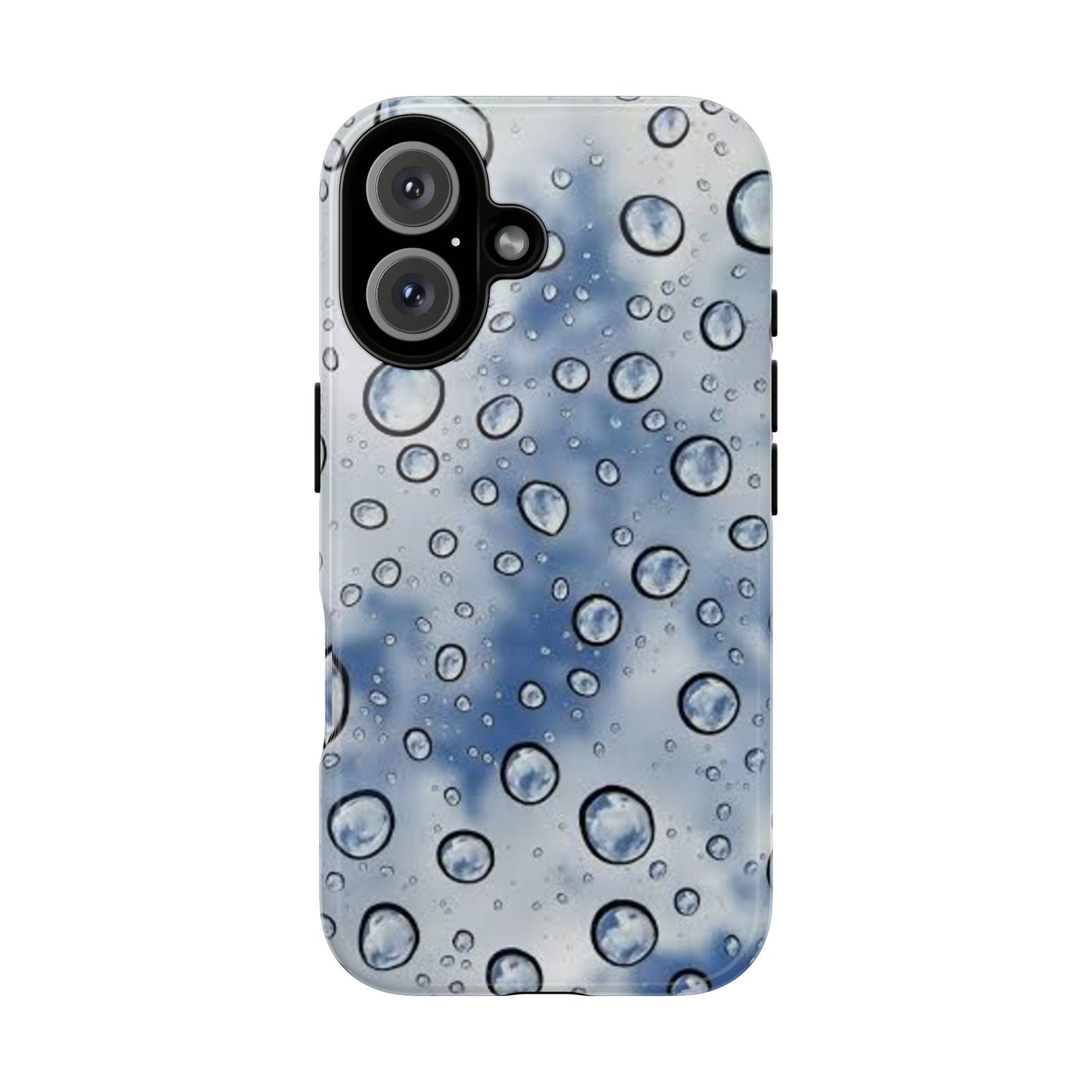 Blue Water Droplet Phone Case, Tough Cases for Protection, Stylish Cellphone Cover, Unique Gifts for Her, Durable and Trendy