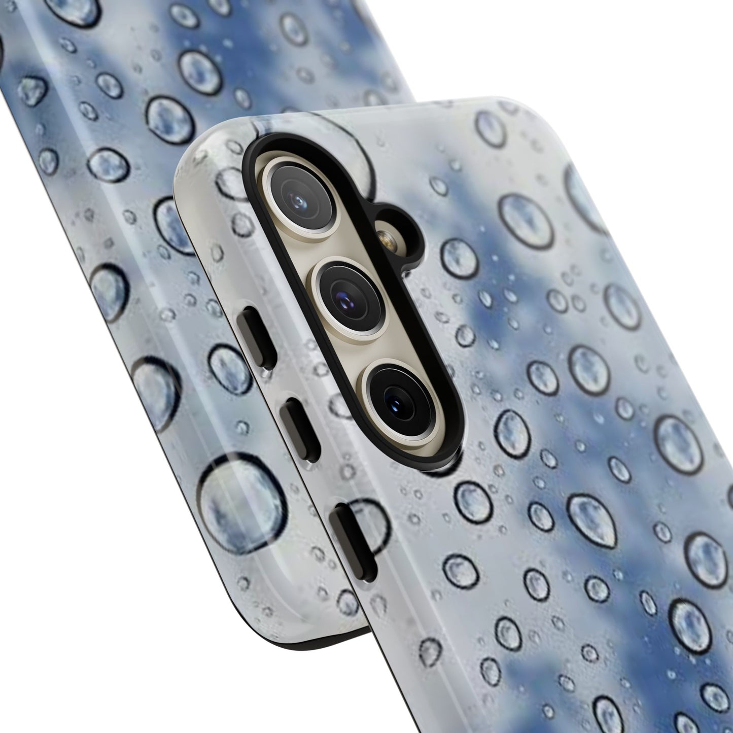 Blue Water Droplet Phone Case, Tough Cases for Protection, Stylish Cellphone Cover, Unique Gifts for Her, Durable and Trendy