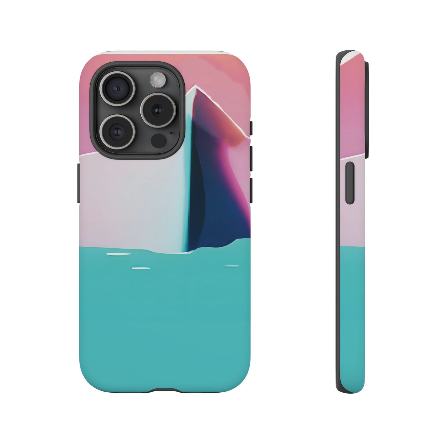 Trendy Phone Case - Abstract Iceberg Design, Phone Cover, Gift for Her, Unique Tech Accessory, Cool Aesthetic