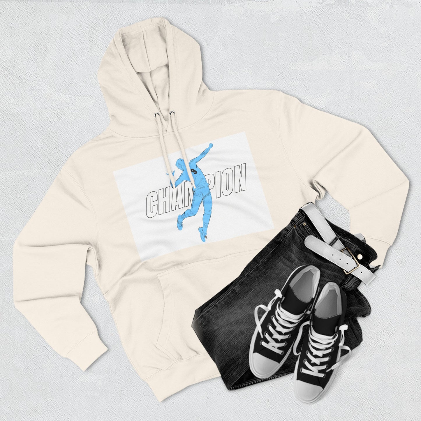 Champion Spirit Three-Panel Fleece Hoodie - Cozy Athletic Wear, Casual Style, Perfect Gift for Sports Lovers, Everyday Comfort, Ideal [...]