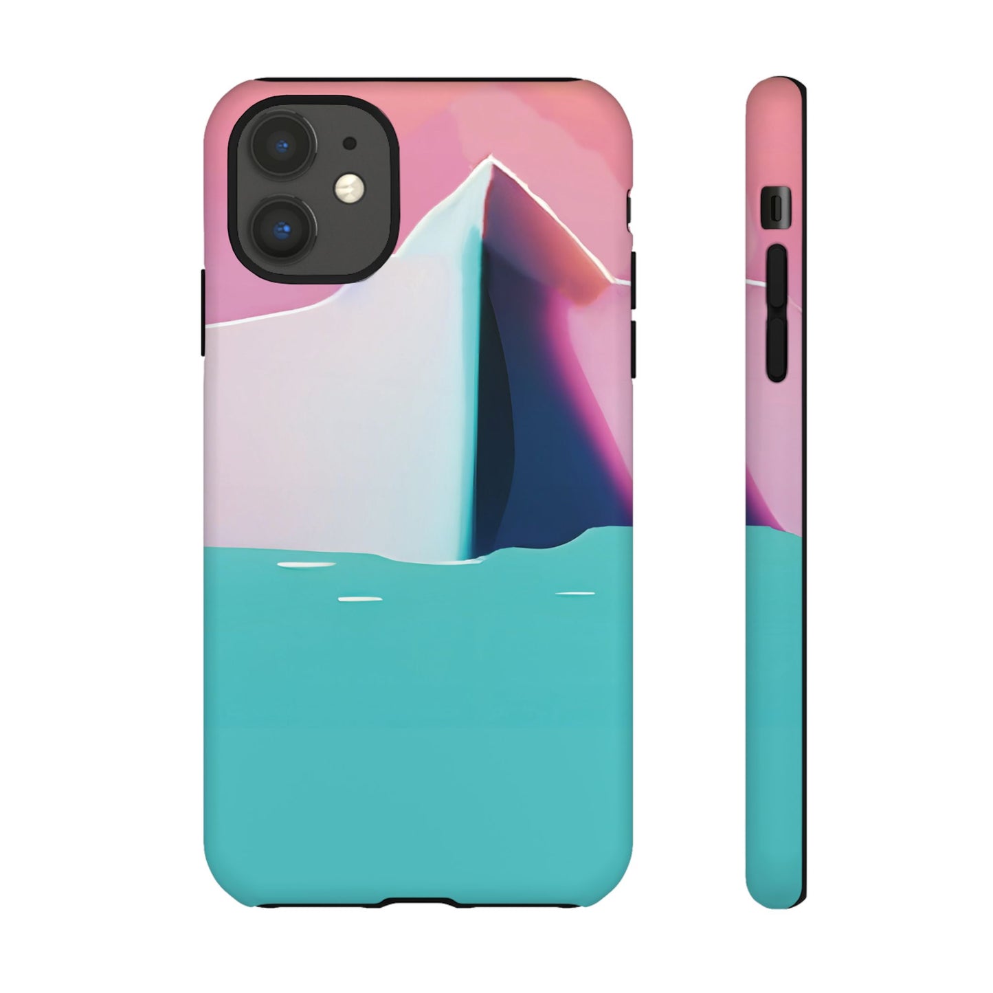 Trendy Phone Case - Abstract Iceberg Design, Phone Cover, Gift for Her, Unique Tech Accessory, Cool Aesthetic