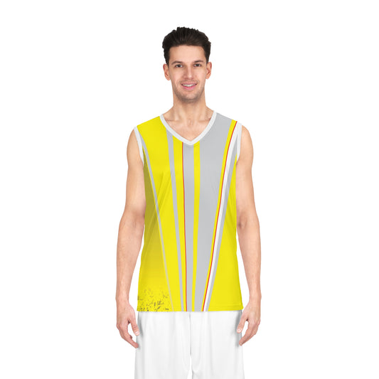 Bright Yellow Basketball Jersey - Stylish Sportswear for Athletes, Game Day Apparel, Gift for Sports Lovers, Team Spirit Fashion, [...]
