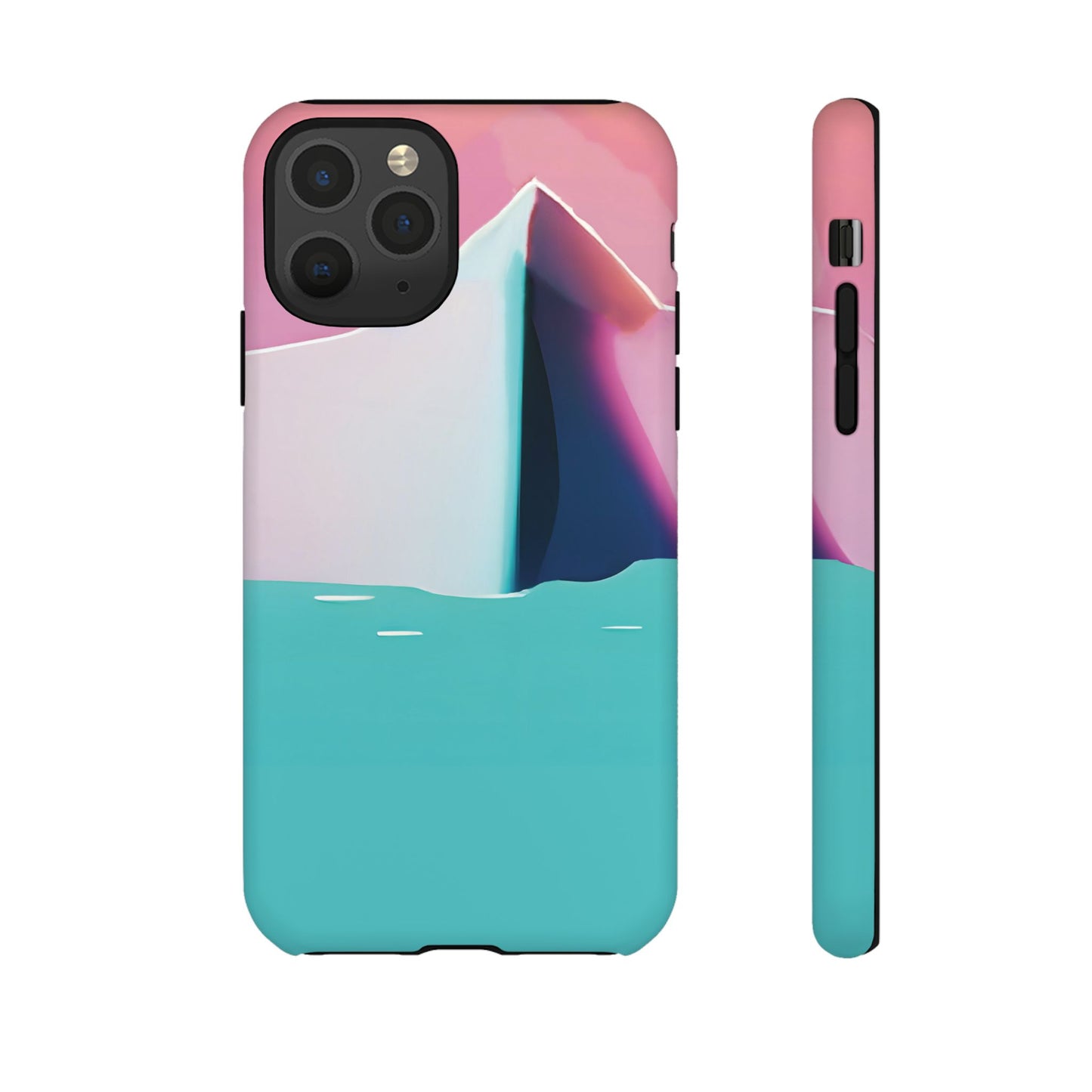 Trendy Phone Case - Abstract Iceberg Design, Phone Cover, Gift for Her, Unique Tech Accessory, Cool Aesthetic