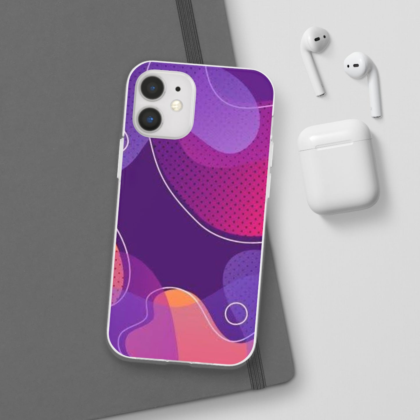 Colorful Abstract Phone Case, Trendy Smartphone Cover, Vibrant Phone Accessory, Gift for Her, Modern Trendy Design