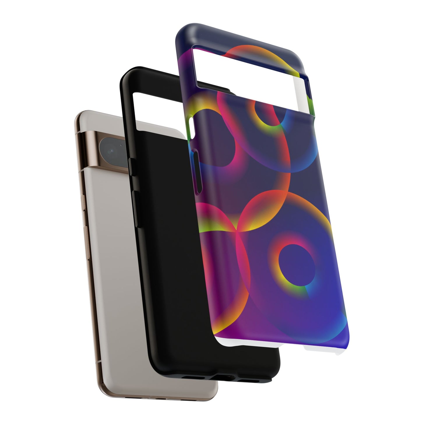 Colorful Phone Case with Abstract Designs, Tough Cases for Your Phone, Unique Phone Accessories, Gift for Tech Lovers, Vibrant Cell [...]