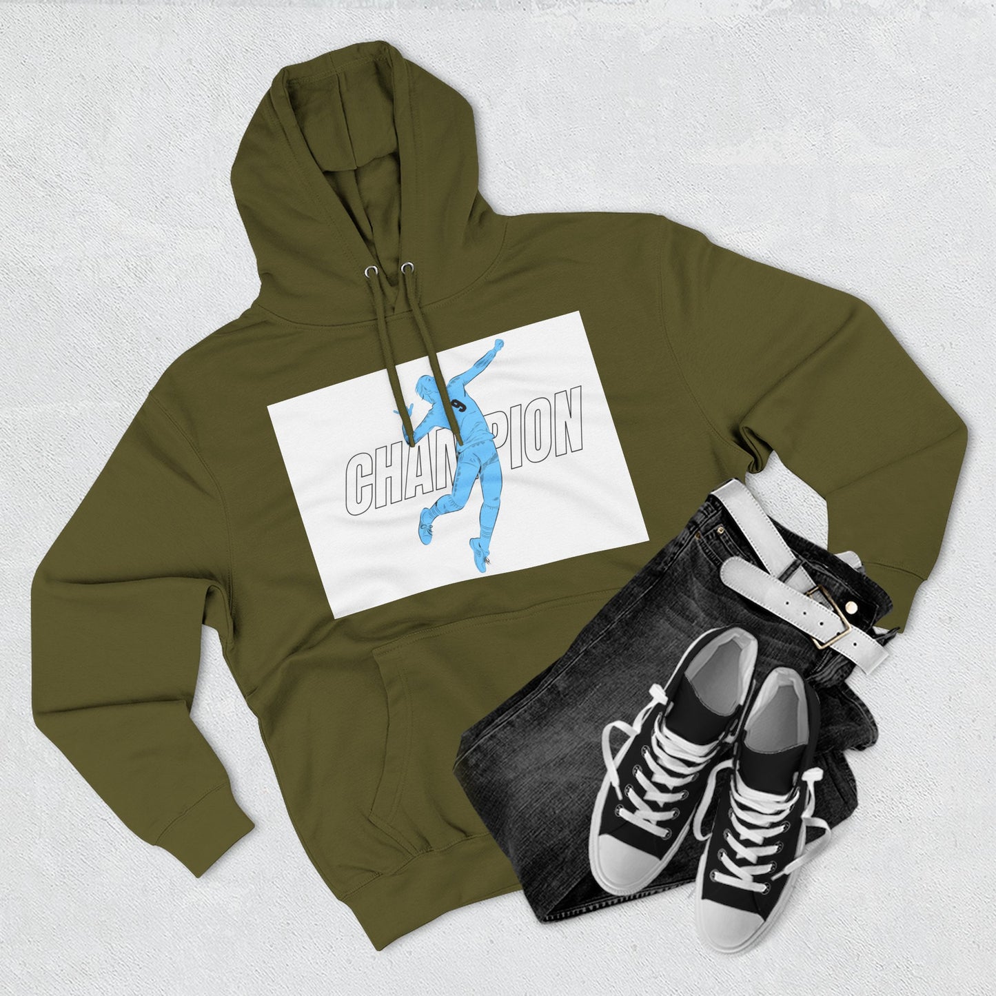 Champion Spirit Three-Panel Fleece Hoodie - Cozy Athletic Wear, Casual Style, Perfect Gift for Sports Lovers, Everyday Comfort, Ideal [...]