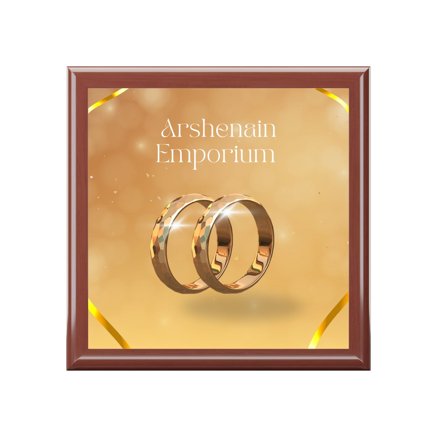 Elegant Jewelry Box for Rings, Wedding Gift, Keepsake Storage, Personalized Jewelry Organizer, Bridal Shower Decoration
