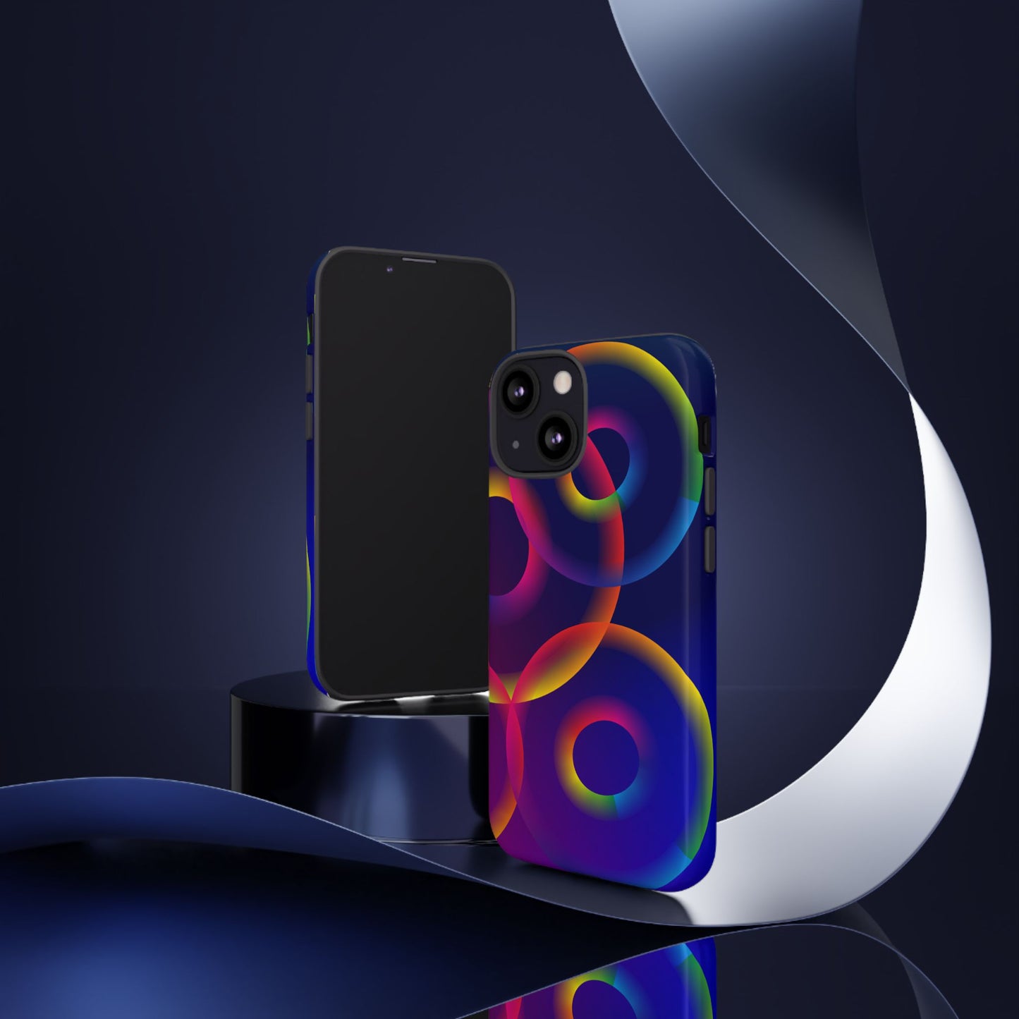 Colorful Phone Case with Abstract Designs, Tough Cases for Your Phone, Unique Phone Accessories, Gift for Tech Lovers, Vibrant Cell [...]
