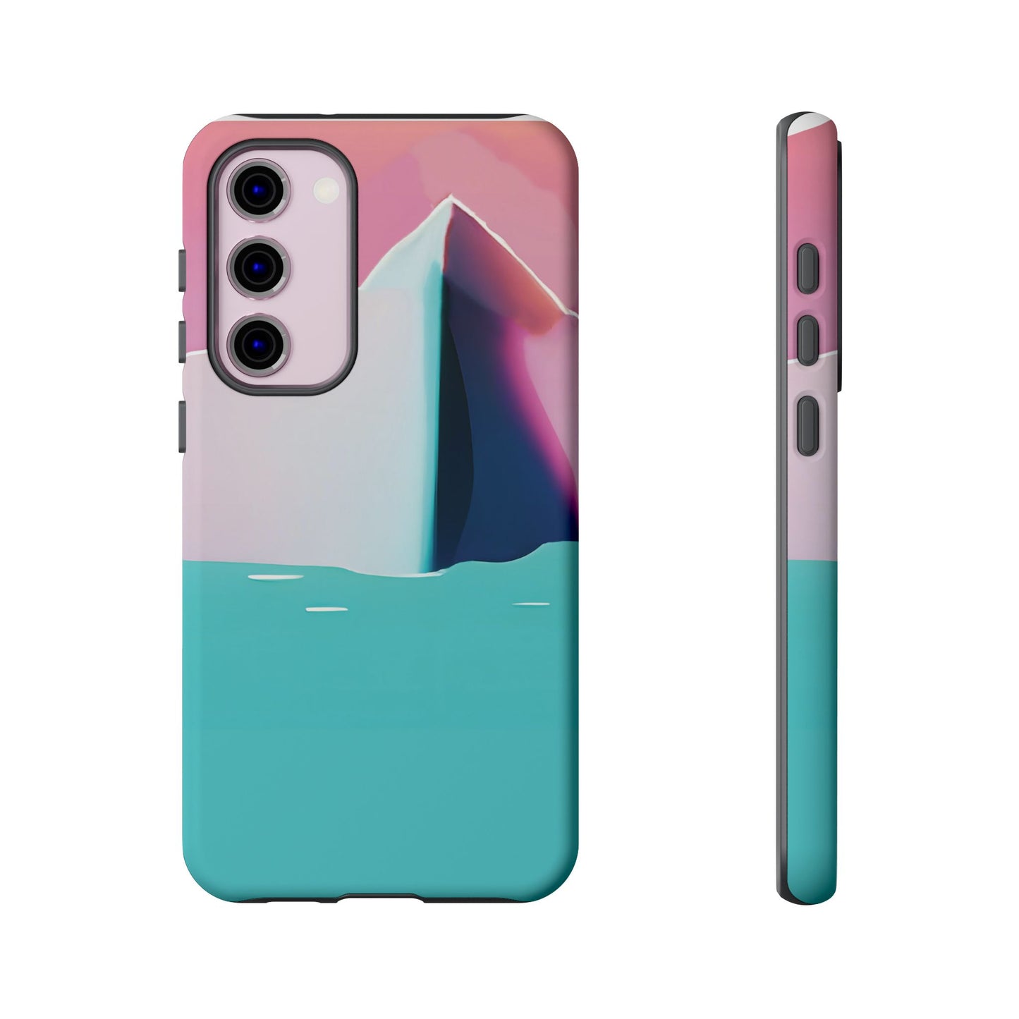 Trendy Phone Case - Abstract Iceberg Design, Phone Cover, Gift for Her, Unique Tech Accessory, Cool Aesthetic