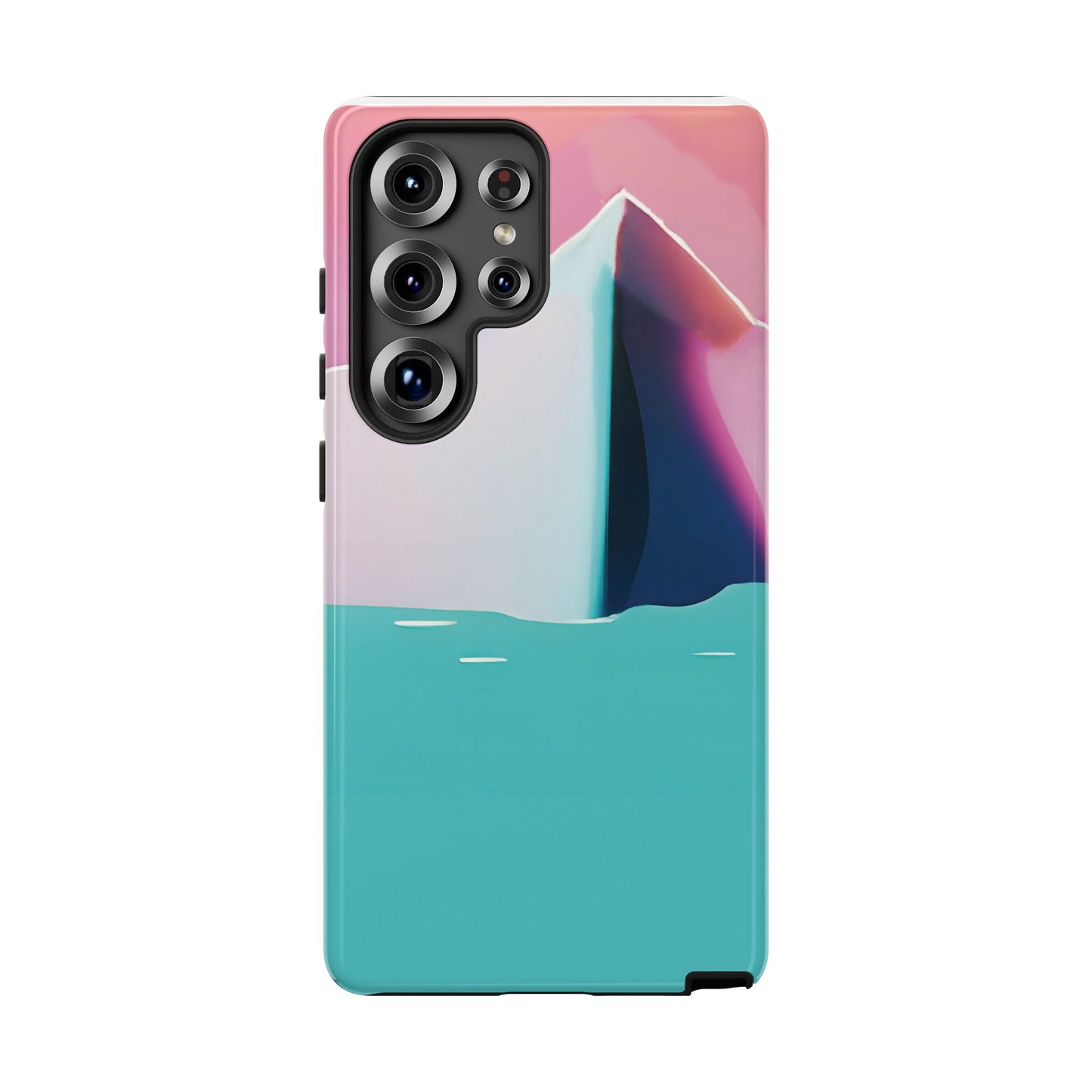 Trendy Phone Case - Abstract Iceberg Design, Phone Cover, Gift for Her, Unique Tech Accessory, Cool Aesthetic