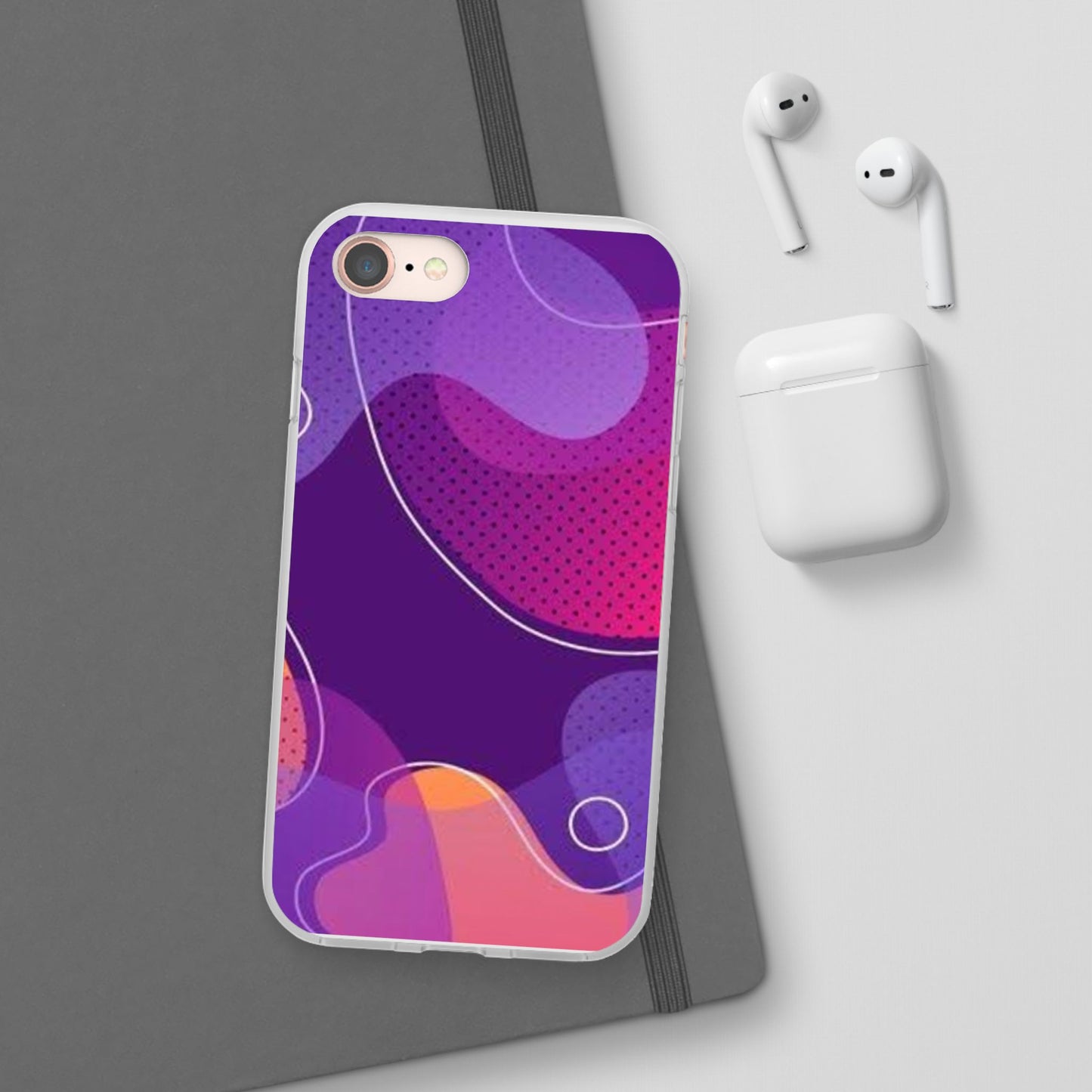 Colorful Abstract Phone Case, Trendy Smartphone Cover, Vibrant Phone Accessory, Gift for Her, Modern Trendy Design