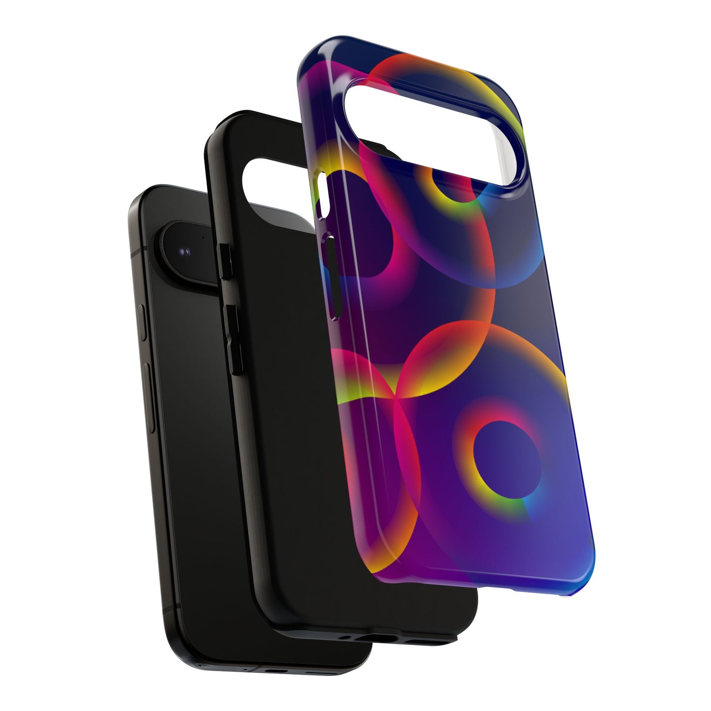 Colorful Phone Case with Abstract Designs, Tough Cases for Your Phone, Unique Phone Accessories, Gift for Tech Lovers, Vibrant Cell [...]