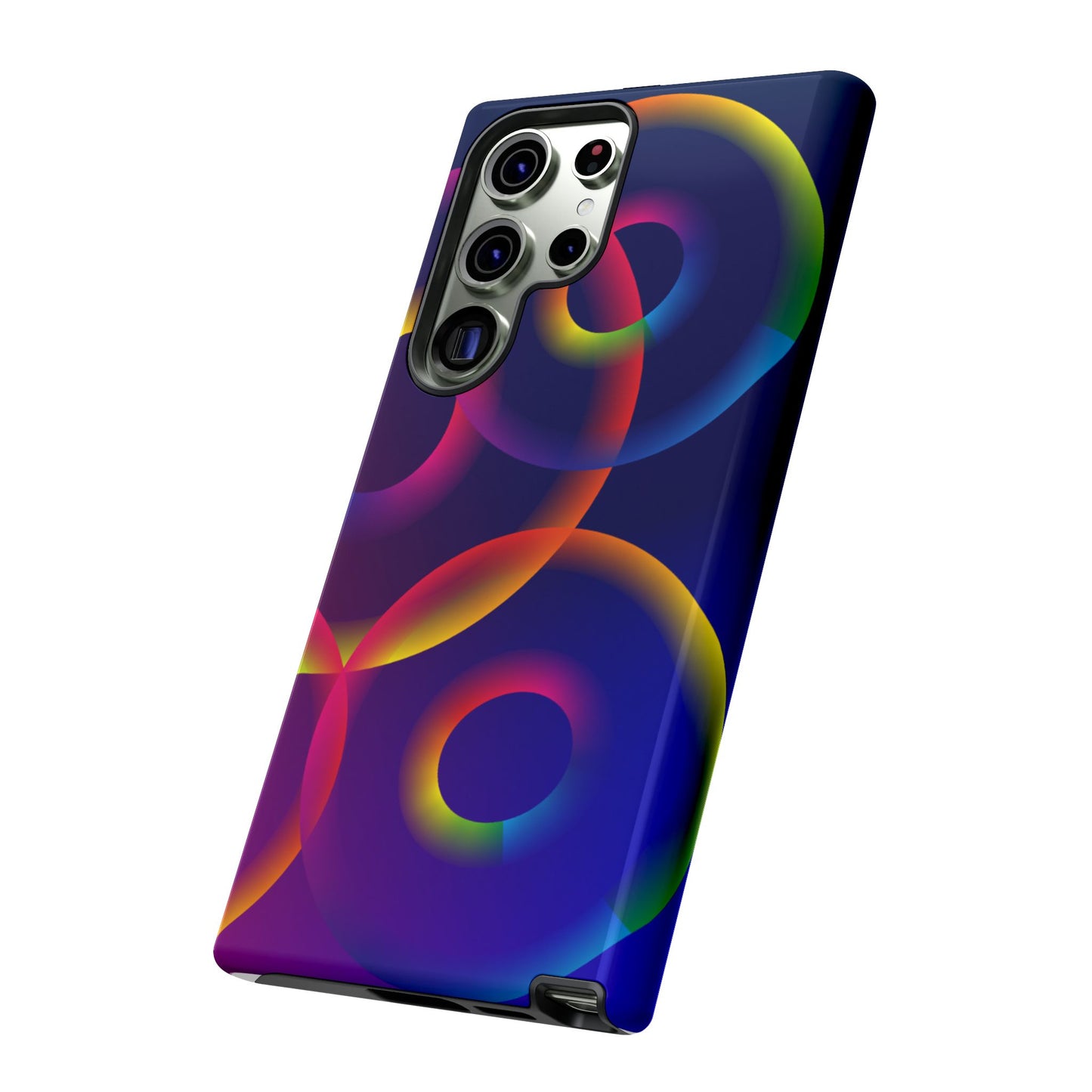 Colorful Phone Case with Abstract Designs, Tough Cases for Your Phone, Unique Phone Accessories, Gift for Tech Lovers, Vibrant Cell [...]