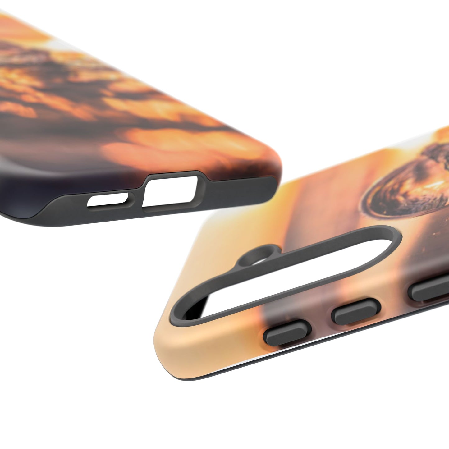 Sunset Bubble Phone Case, Tough Cases, Beach Lover Gift, Summer Vibes, Cell Phone Accessories, Unique Design, Nature Photography