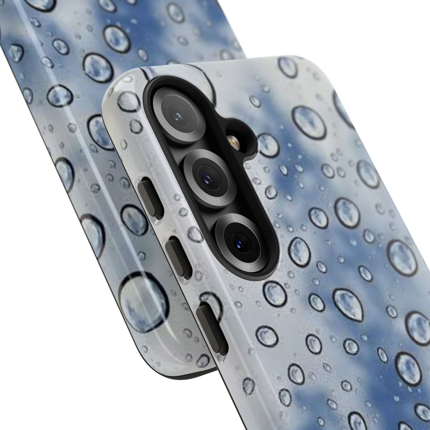 Blue Water Droplet Phone Case, Tough Cases for Protection, Stylish Cellphone Cover, Unique Gifts for Her, Durable and Trendy