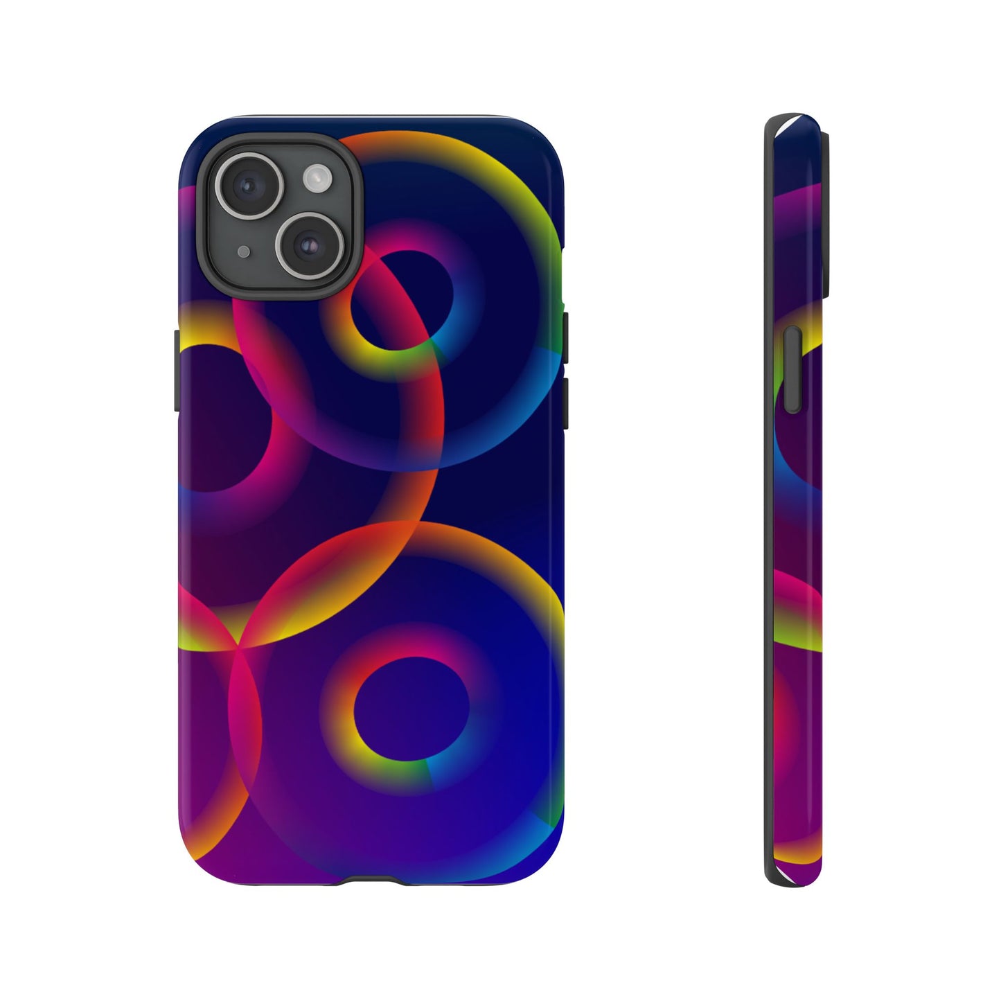 Colorful Phone Case with Abstract Designs, Tough Cases for Your Phone, Unique Phone Accessories, Gift for Tech Lovers, Vibrant Cell [...]